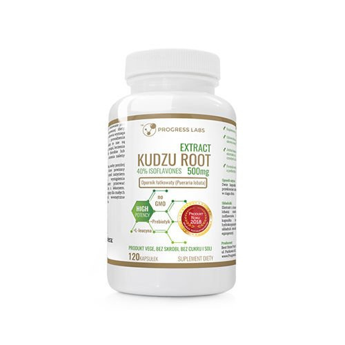 PROGRESS LABS Kudzu Root Extract 500mg - 3x 120caps
