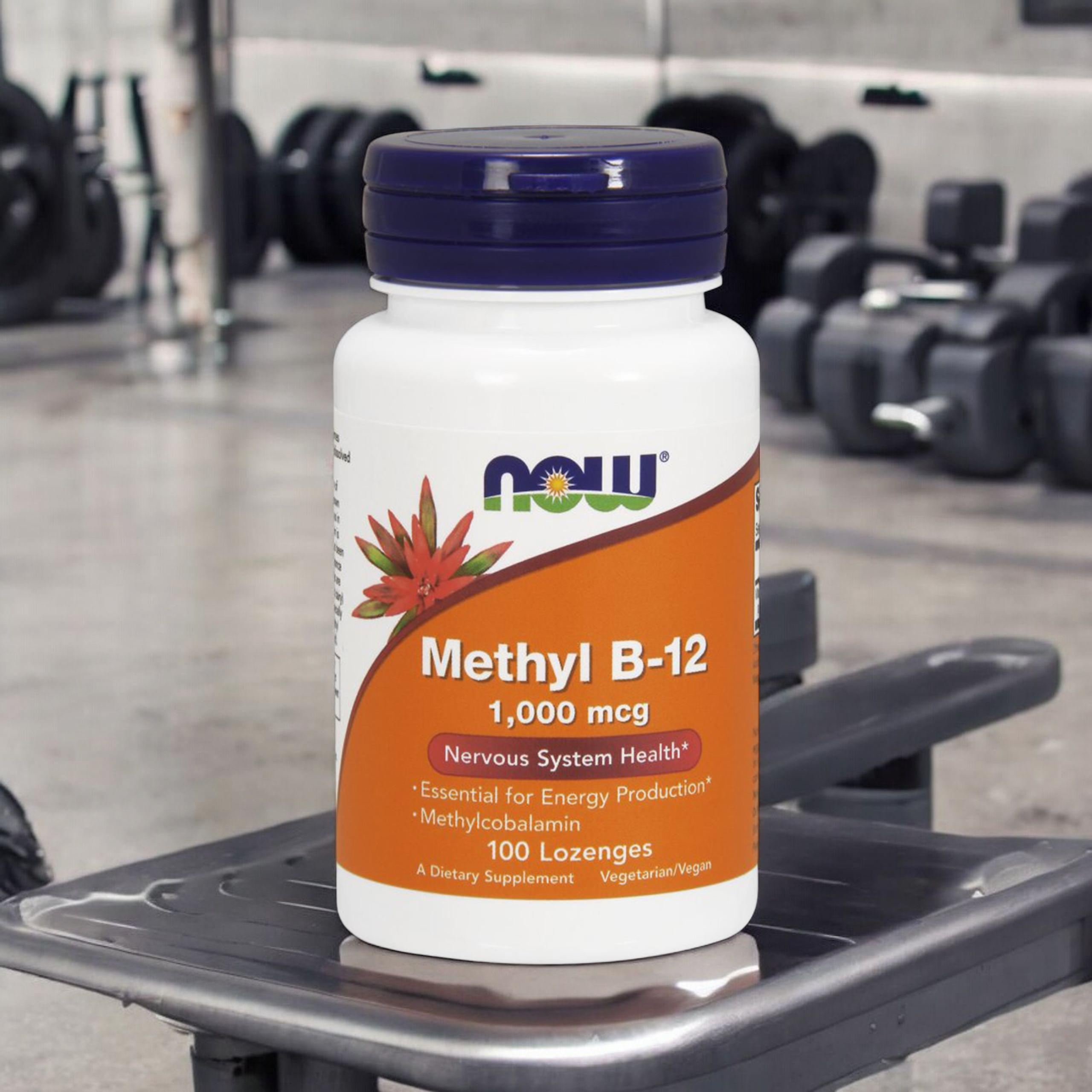 NOW Methyl B-12 1000mcg - 3x 100 lozenges