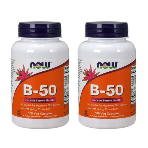 NOW Vitamin B-50 - 2x 100vcaps