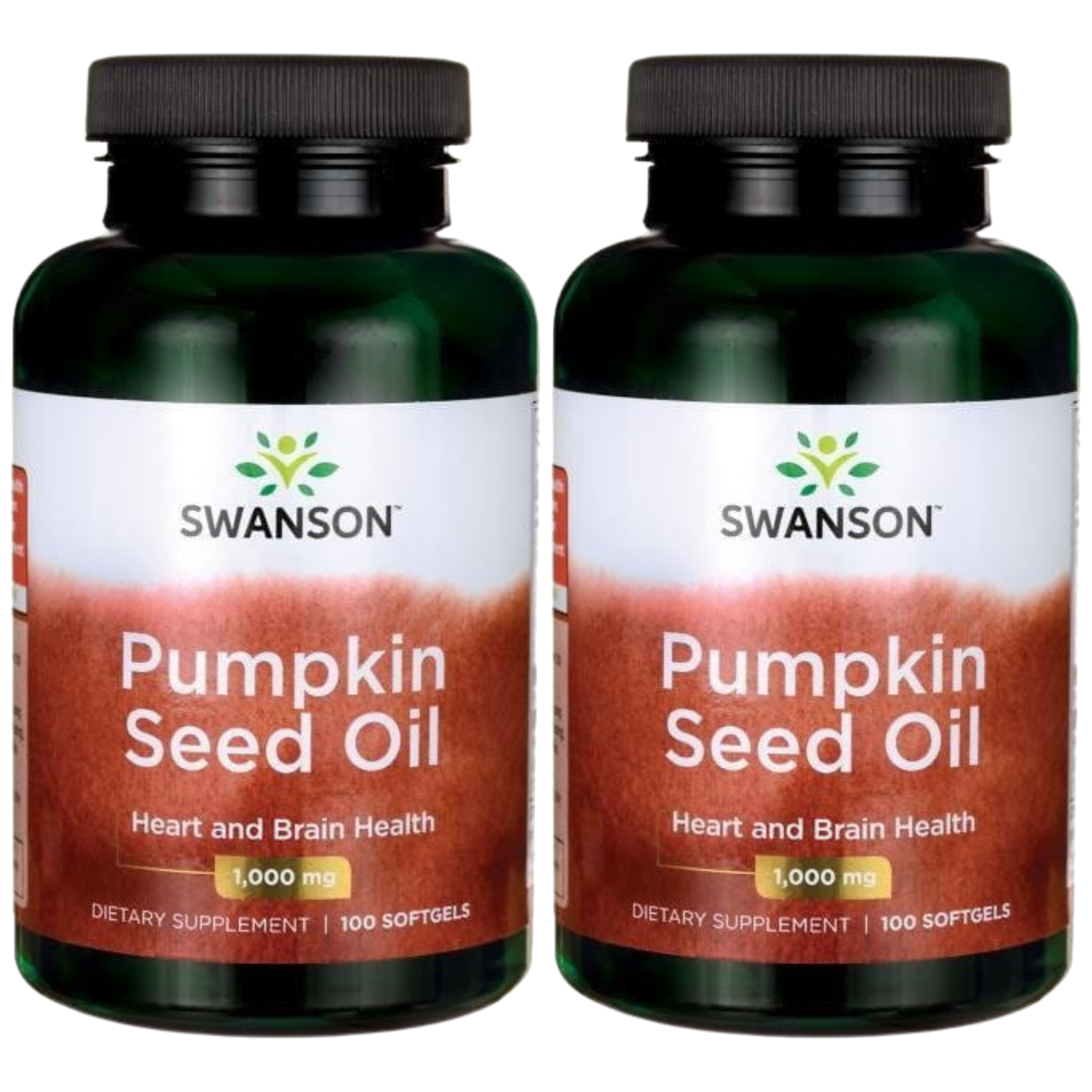 SWANSON - Pumpkin Seed Oil 1000mg - 2x 100 Softgels