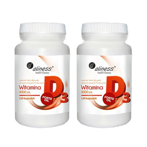 ALINESS Witamina D3 4000 j.m. - 2x 120caps