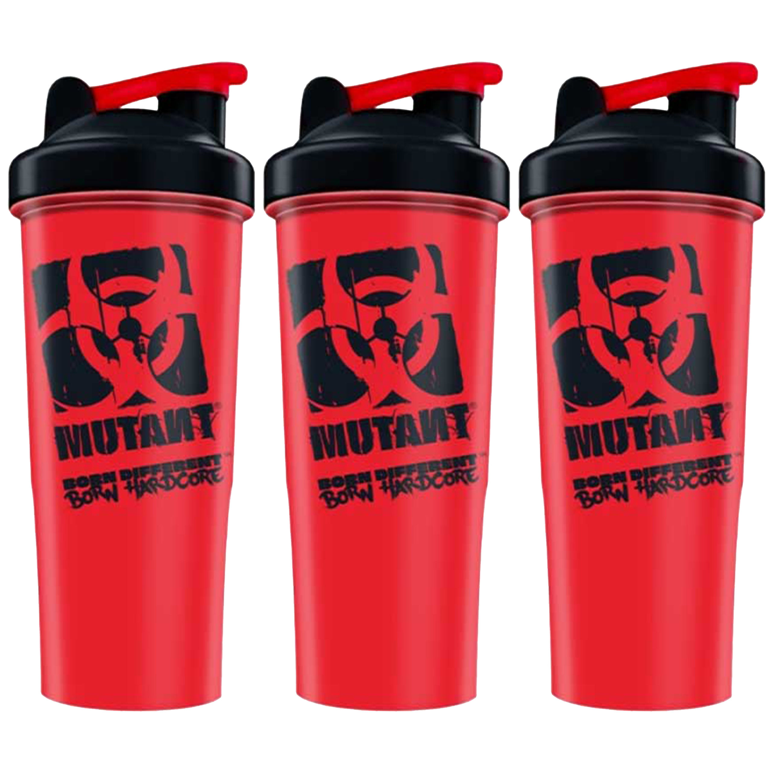 MUTANT - Mutant Born Hardcore Shaker Cup - 3x 900ml - Red