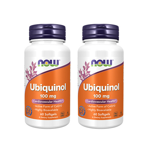 NOW Ubiquinol 100mg - 2x 60softgels
