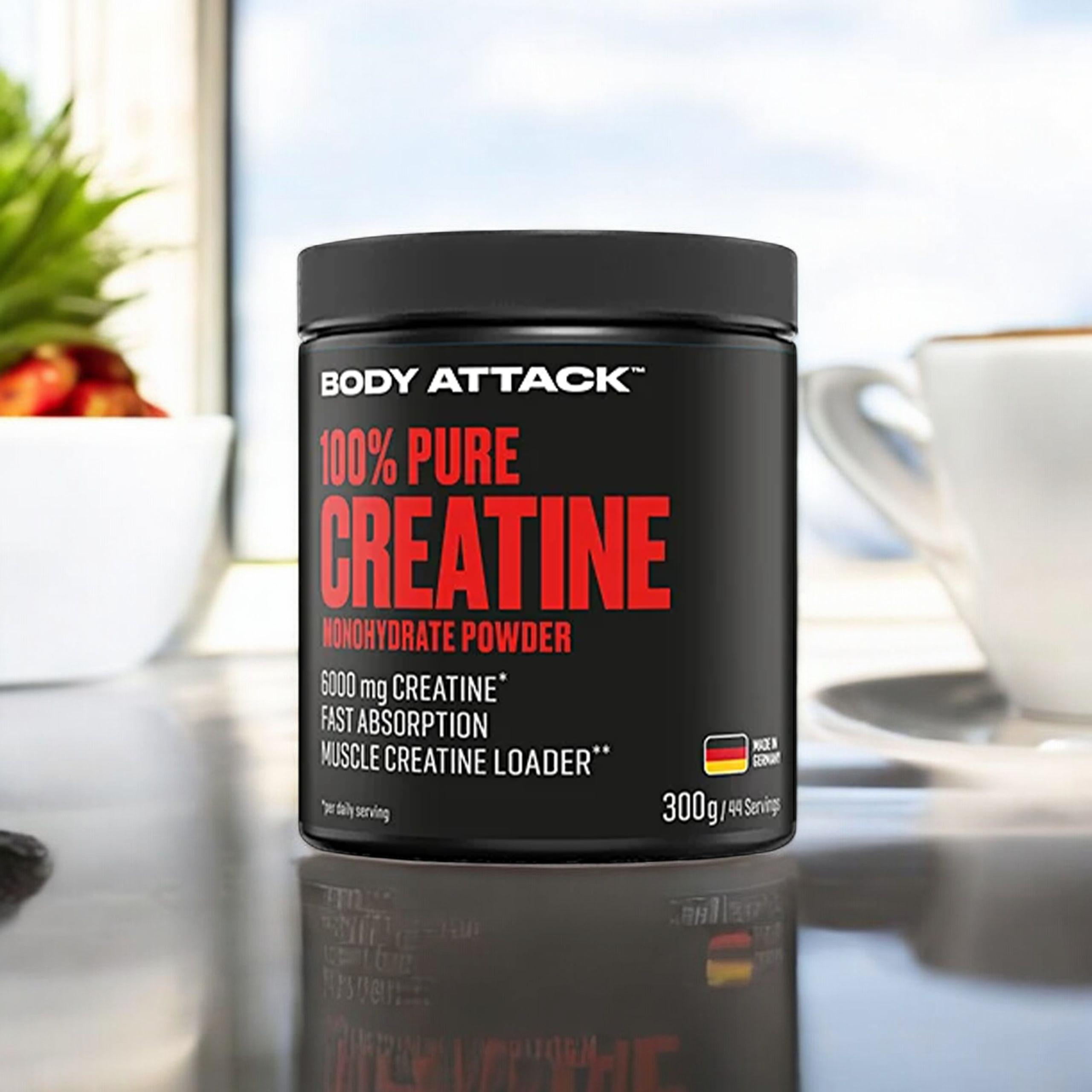 BODY ATTACK 100% Pure Creatine - 300g - Natural