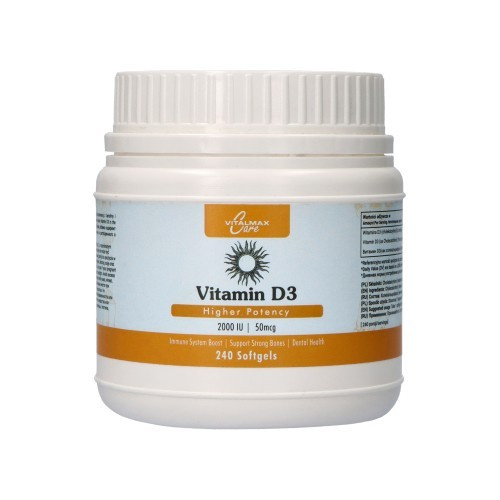 VITALMAX CARE Witamina D3 2000 IU - 60 softgels