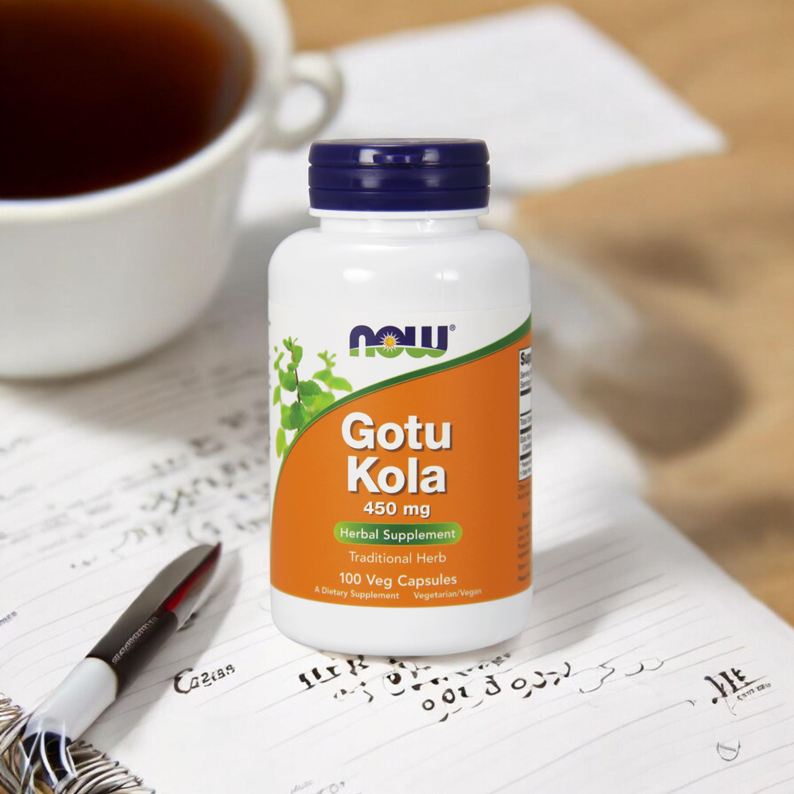 NOW Gotu Kola 450mg - 3x 100vcaps