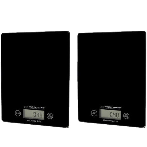 ESPERANZA Waga Kuchenna Lemon - 2x Czarna (Waga ESPERANZA EKS002K)