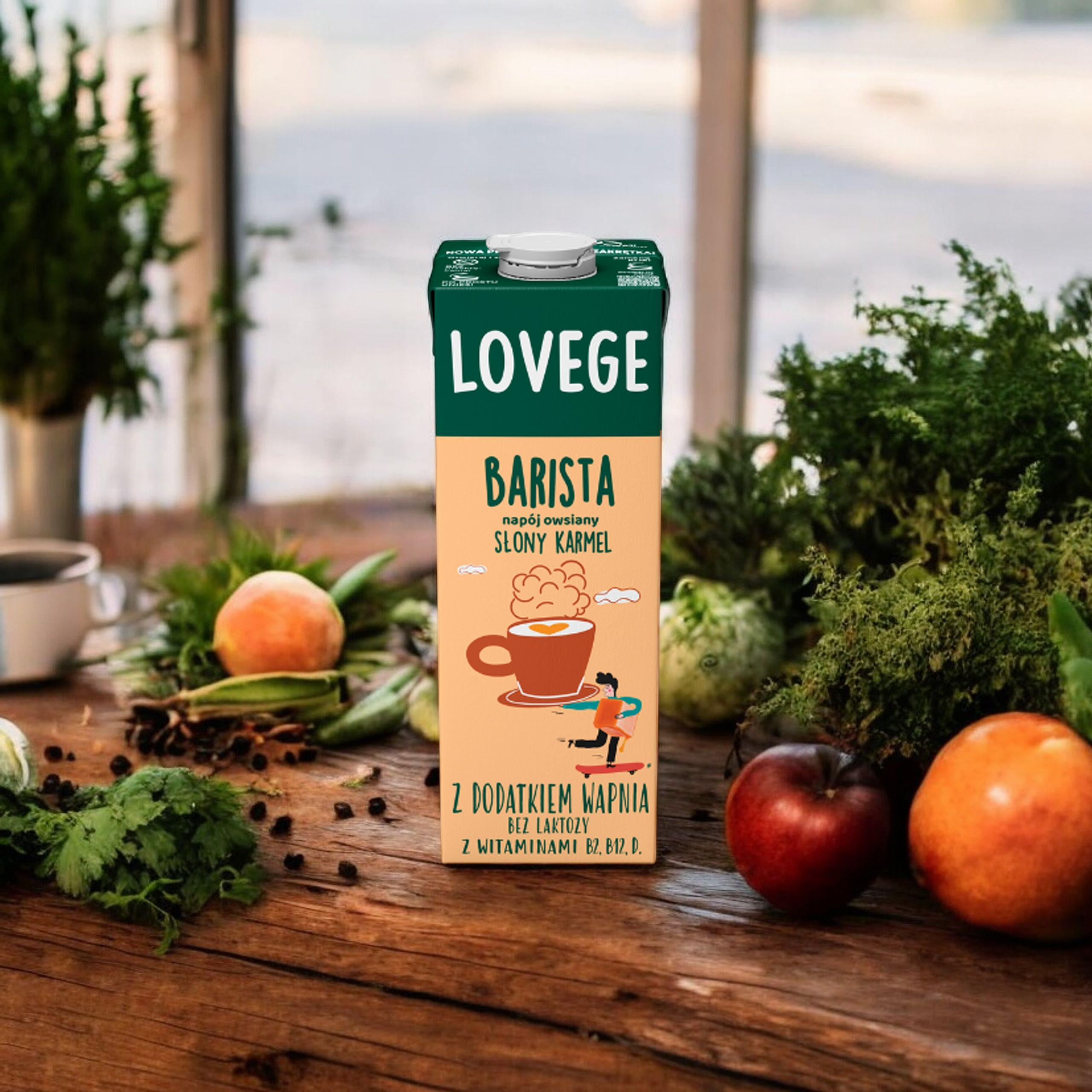 SANTE - Napój Lovege Owsiany Barista - 330ml - Słony Karmel - WYPRZEDAŻ - 03-12