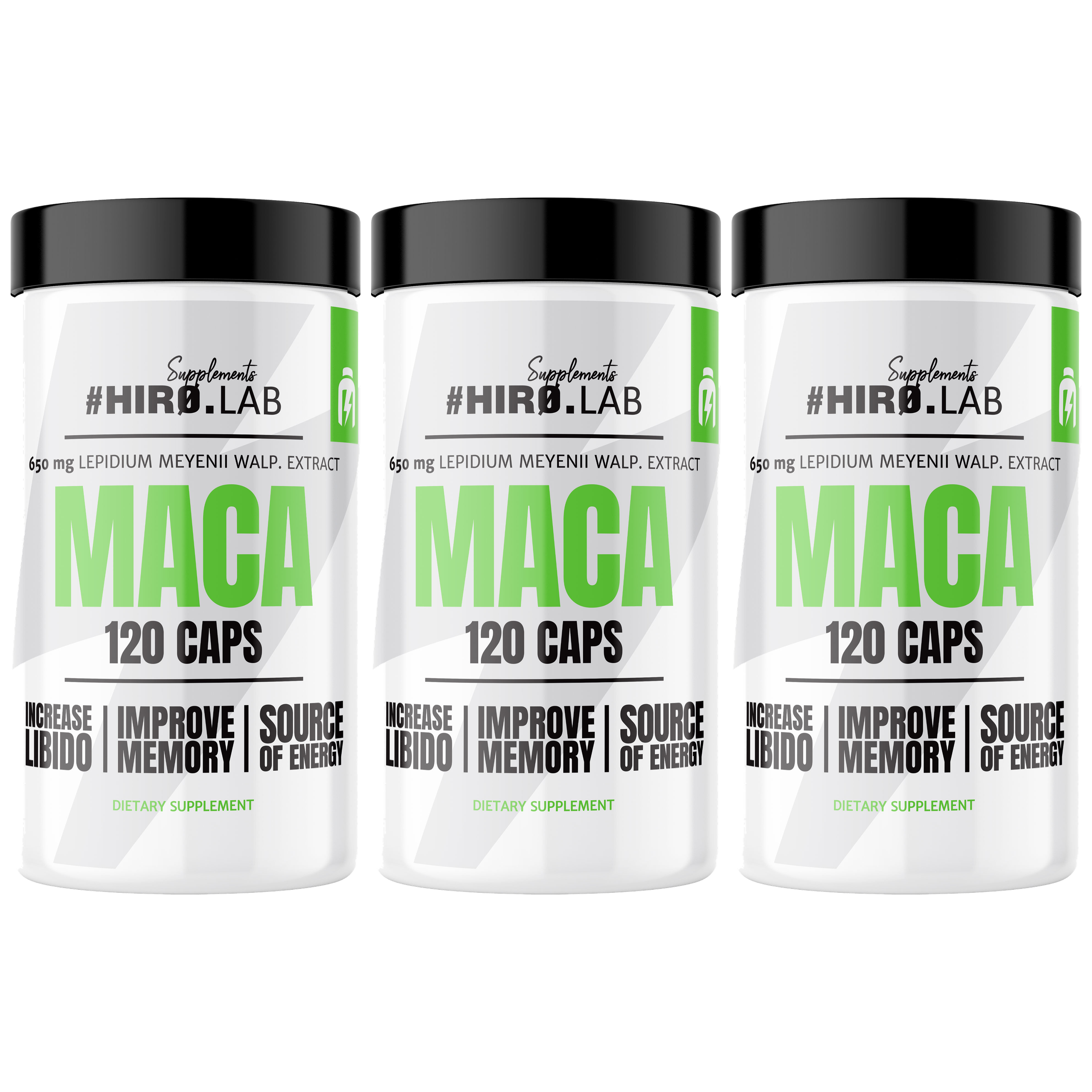 HIRO.LAB Maca - 3x 120caps.