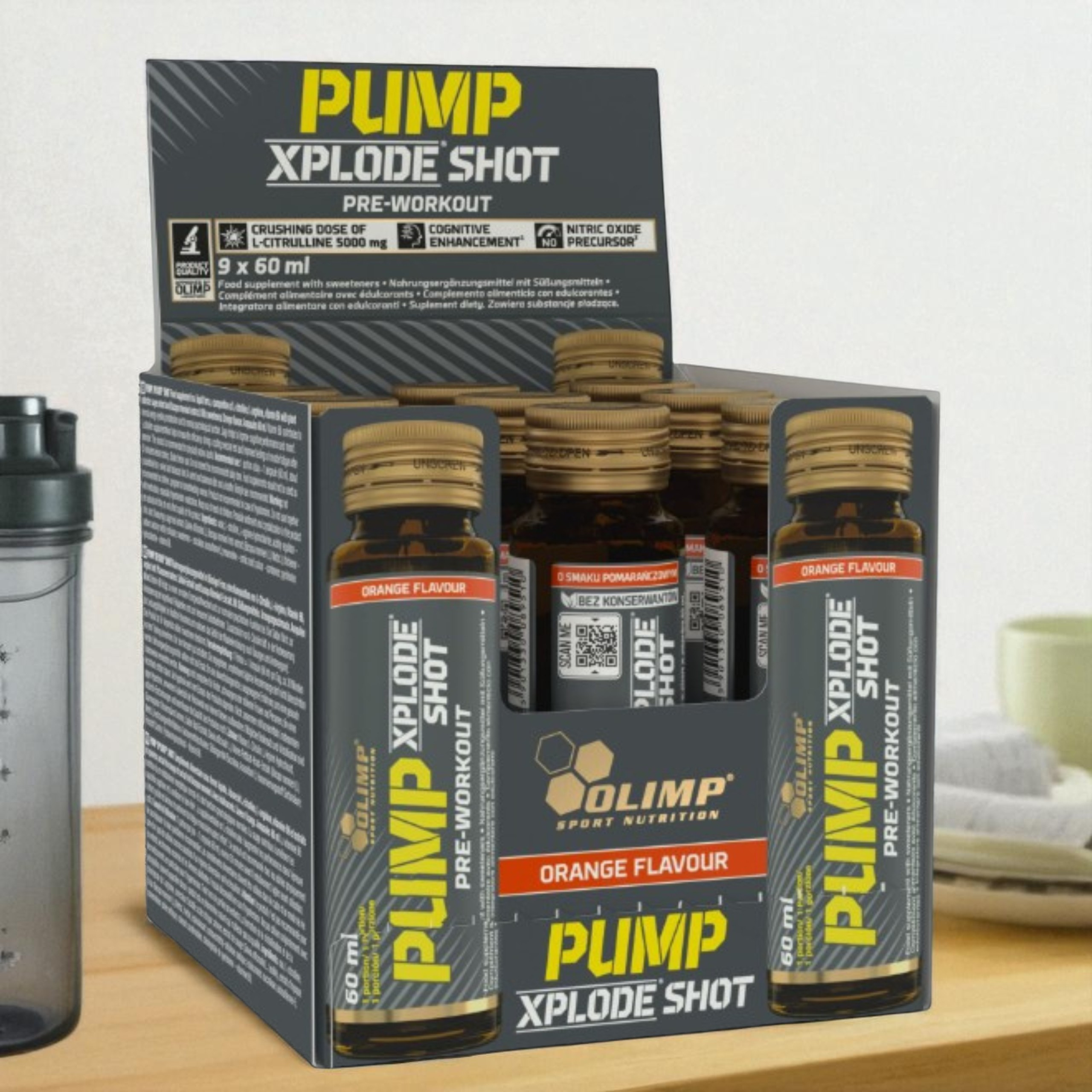 OLIMP - Pump Xplode Shot - 9x 2x 60ml - Orange