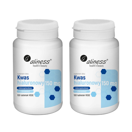 ALINESS - Kwas Hialuronowy 150mg - 100vtabs. x2
