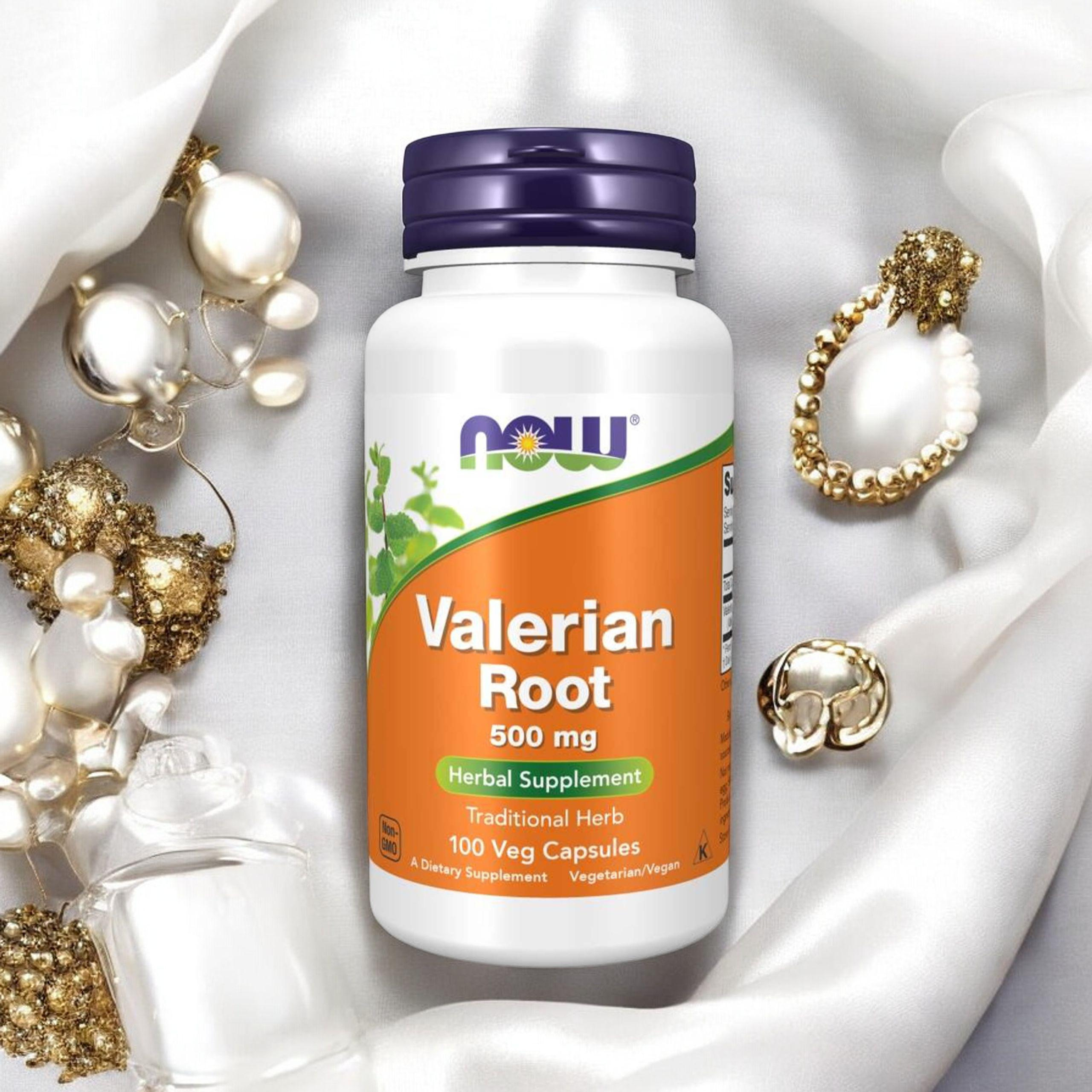 NOW Valerian Root 500mg - 2x 100vcaps