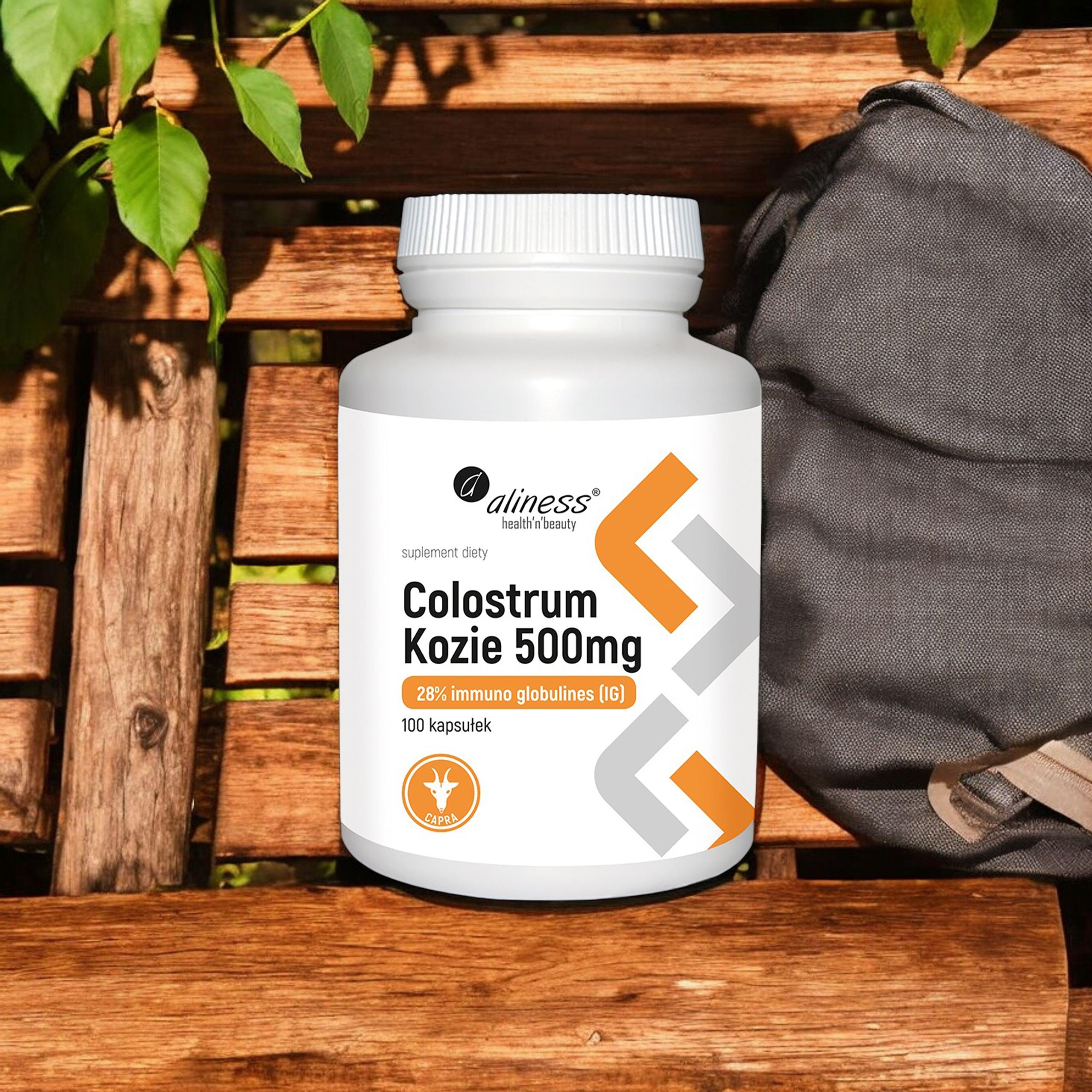 Aliness Colostrum Kozie 500mg - 2x 100caps.