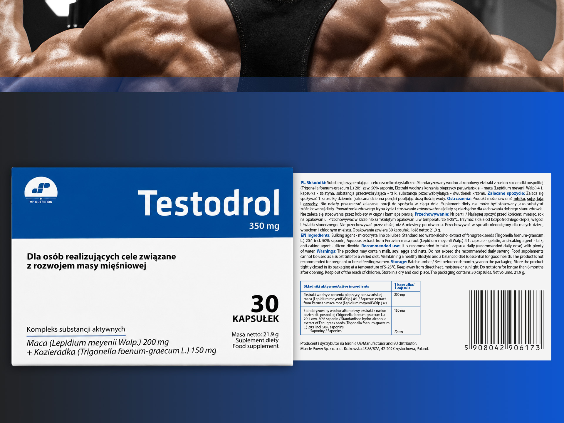 MP NUTRITION Testodrol - 30caps