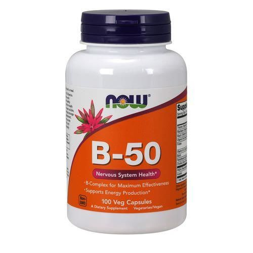 NOW Vitamin B-50 - 3x 100vcaps