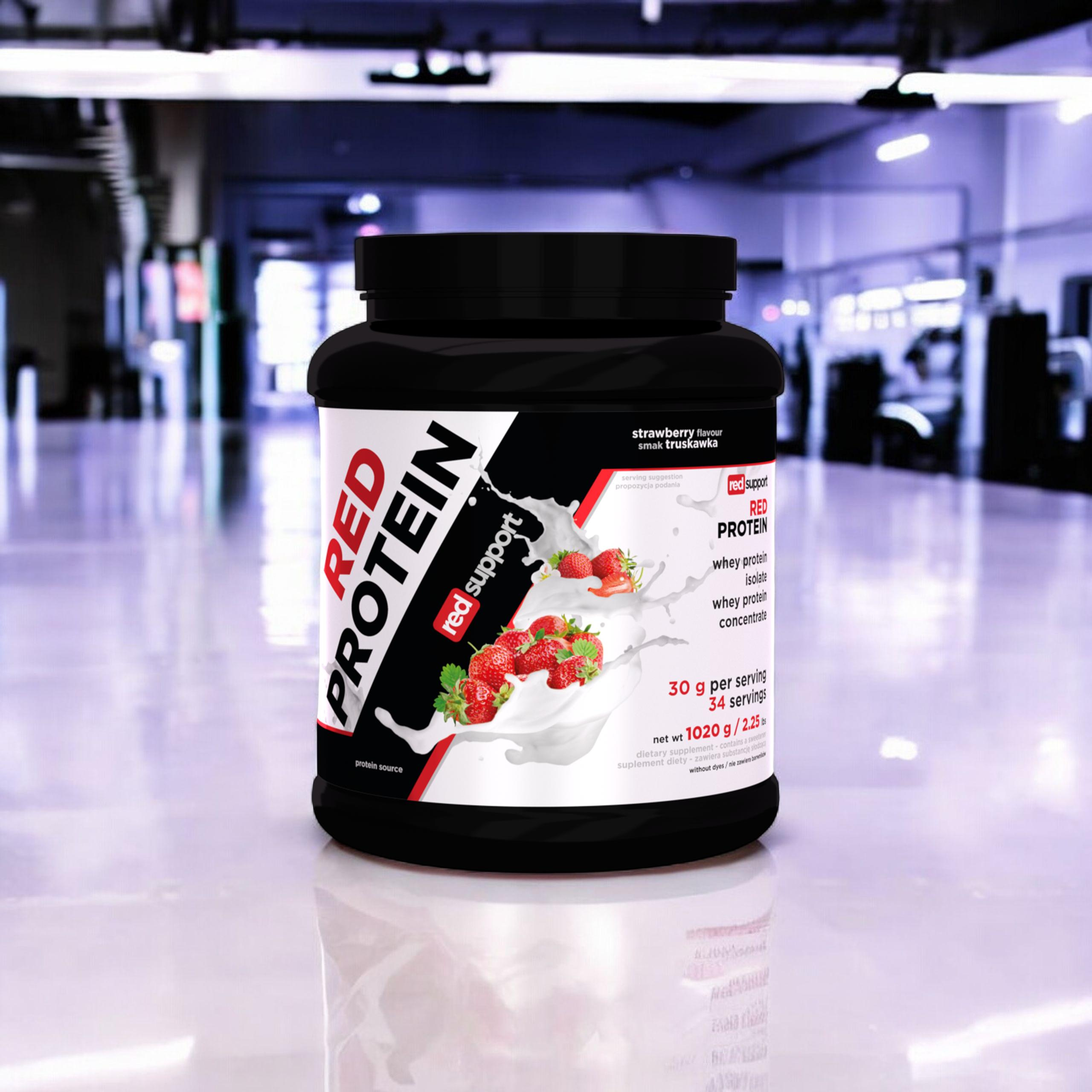 RED SUPPORT Red Protein - 1020g - WYPRZEDAŻ - 30-09