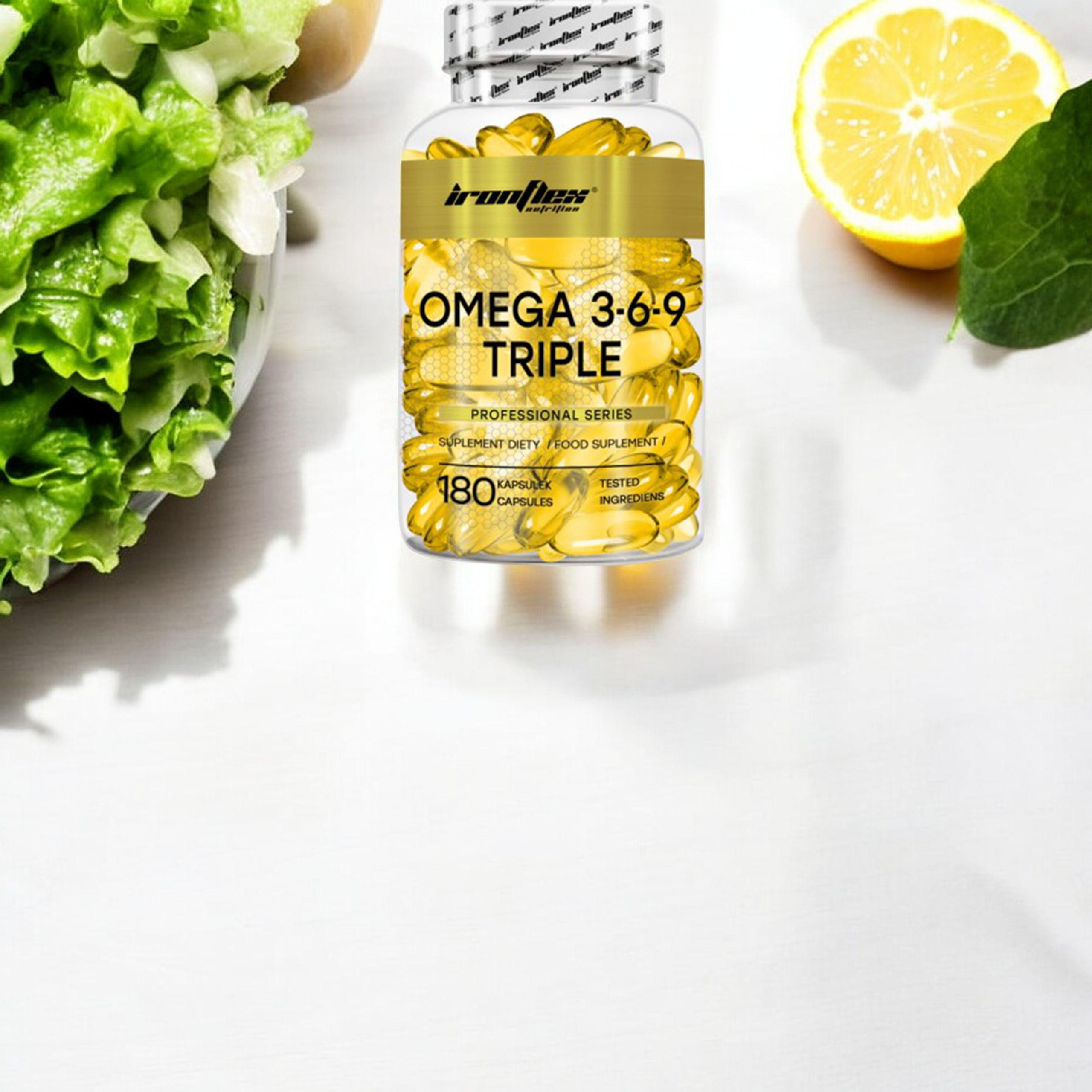 IronFlex Omega 3-6-9 Triple - 2x 180caps.