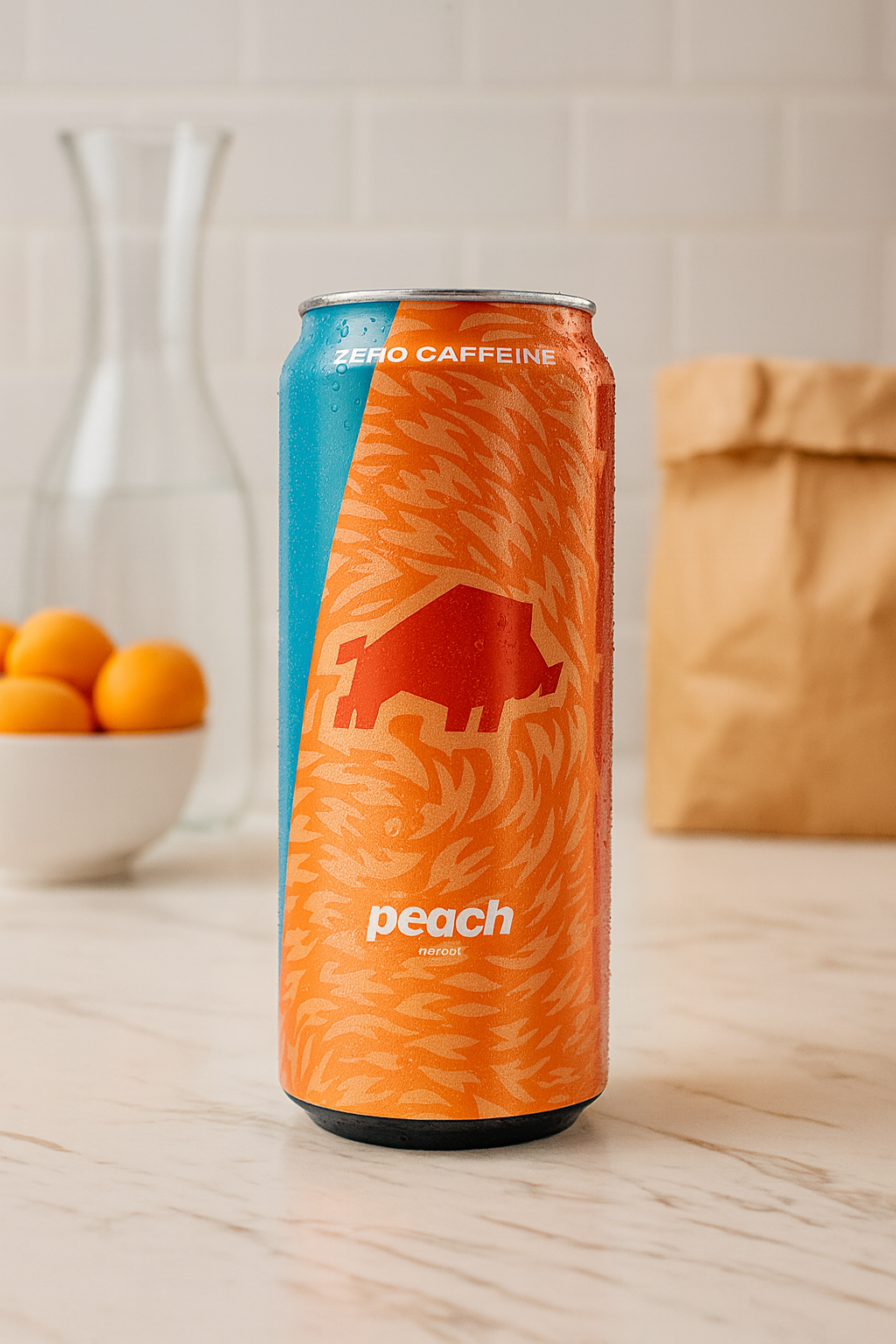 DZIK - Dzik Energy Zero - 2x 500ml - Peach