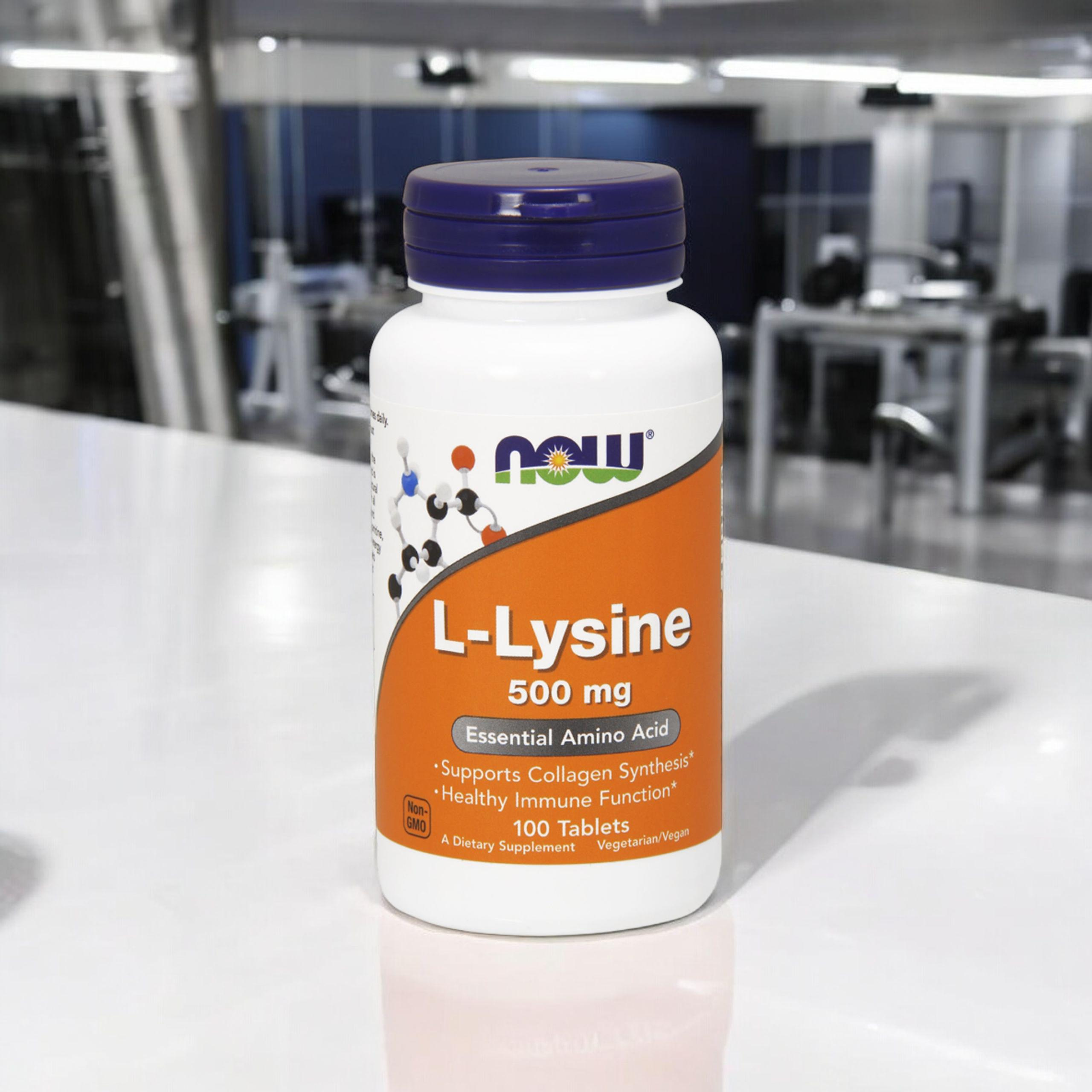 NOW L-Lysine - 2x 100tab