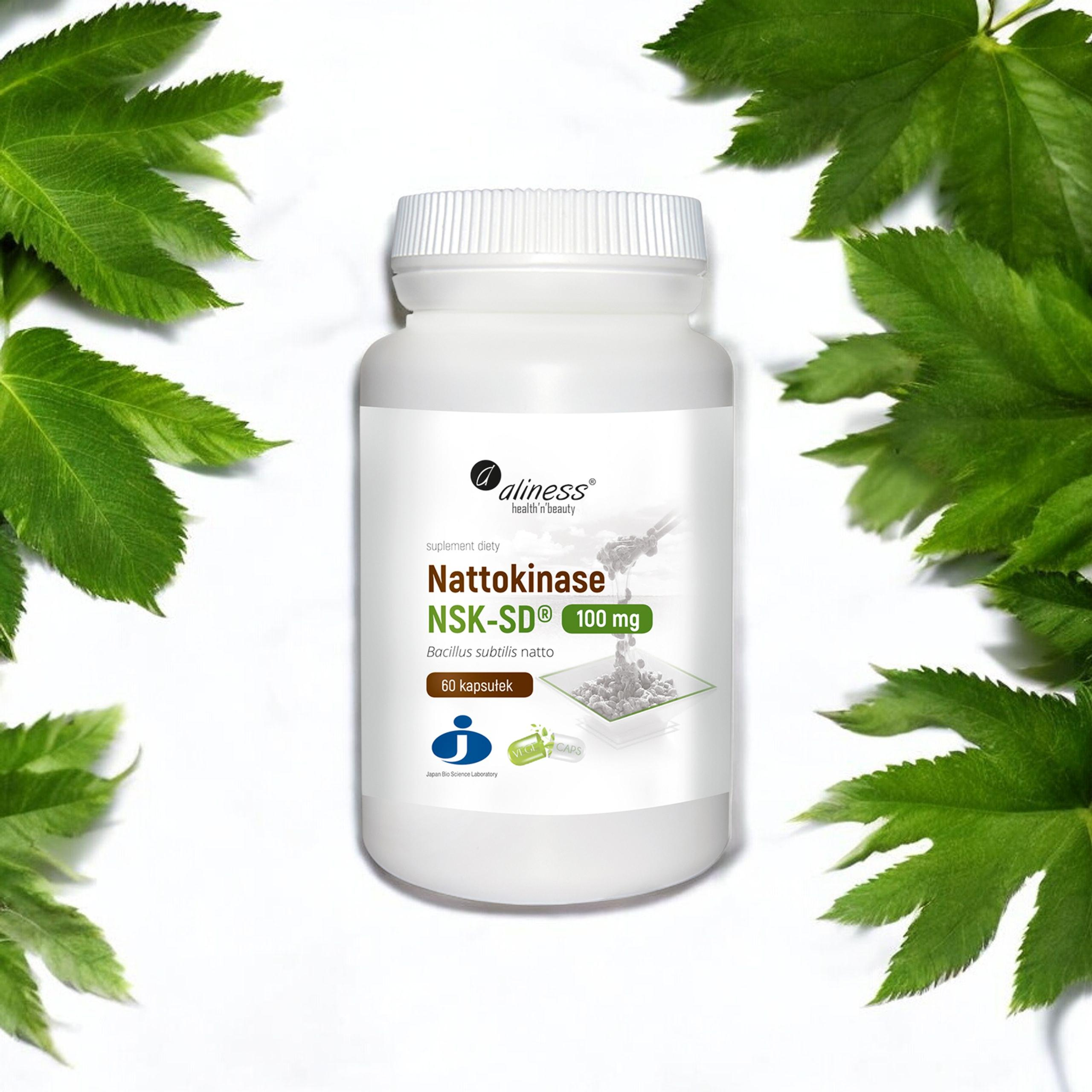 ALINESS Nattokinase NSK-SD 100mg - 2x 60caps.