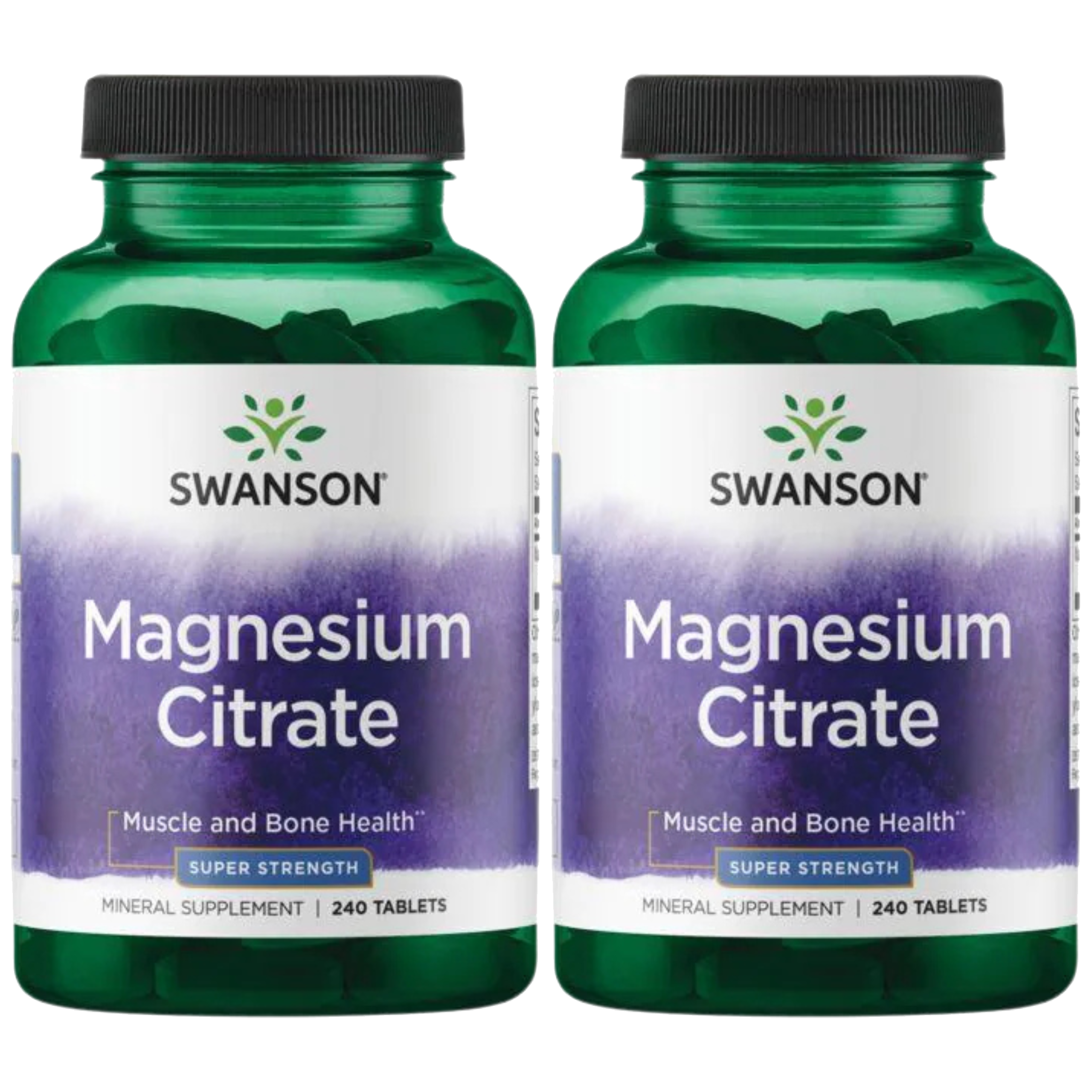 SWANSON - Cytrynian Magnezu - 2x 240tabs.
