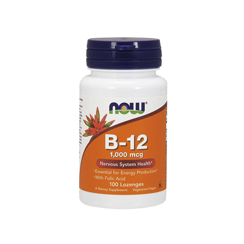 NOW Vitamin B-12 1000mcg - 100lozenges