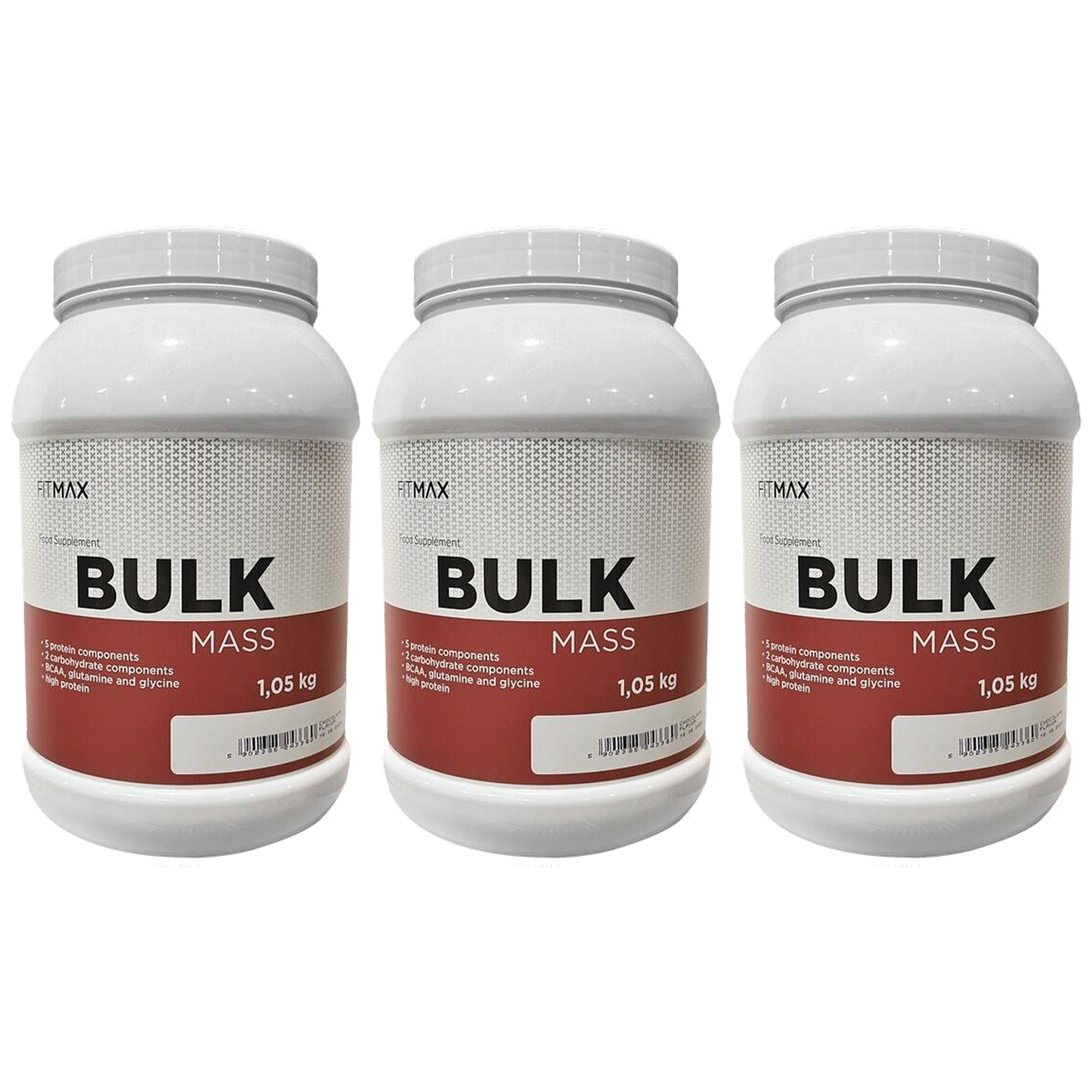 FITMAX - Bulk Mass - 3x 1050g - Chocolate