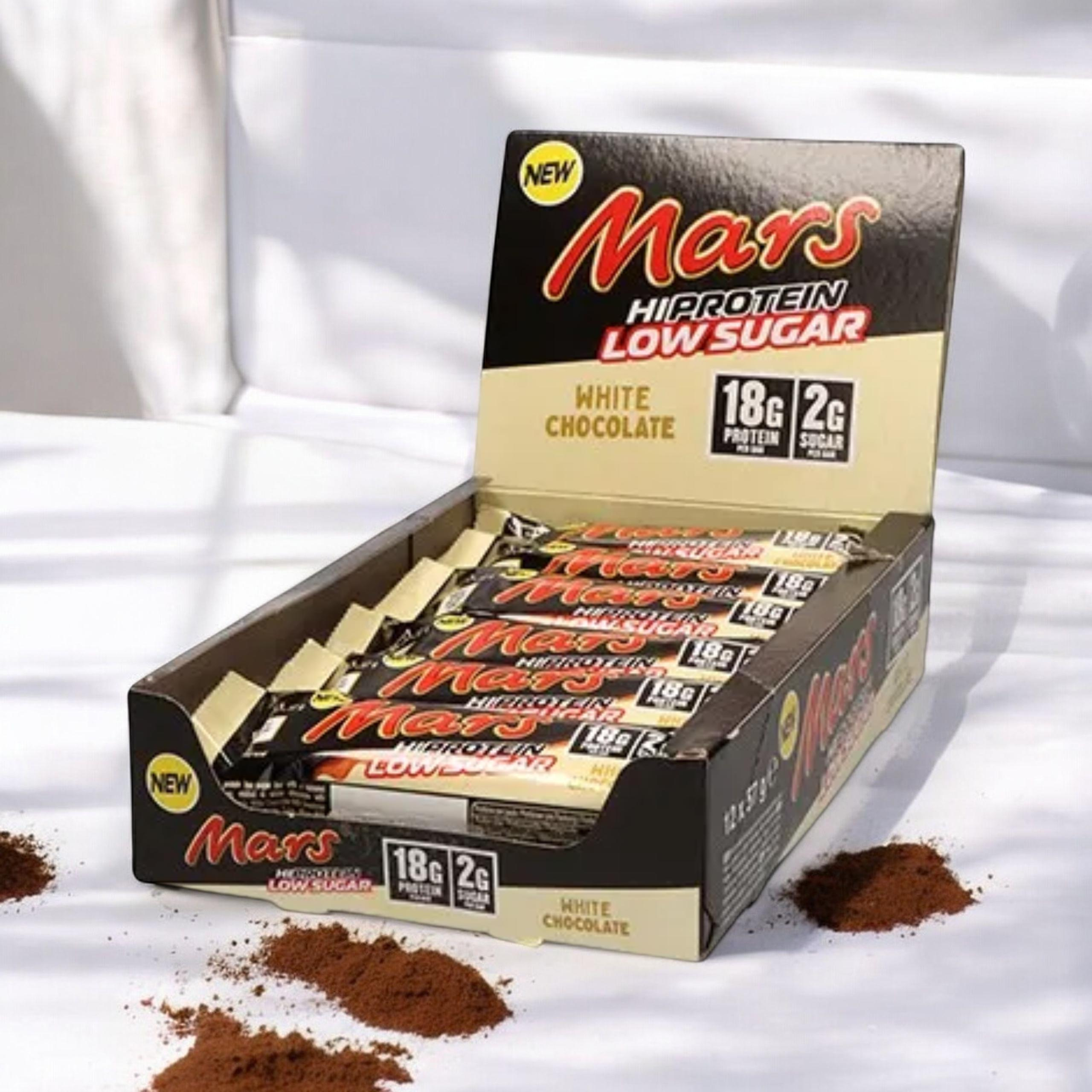 Mars - Baton Mars HIProtein LS Bar - 12x 57g - White Chocolate