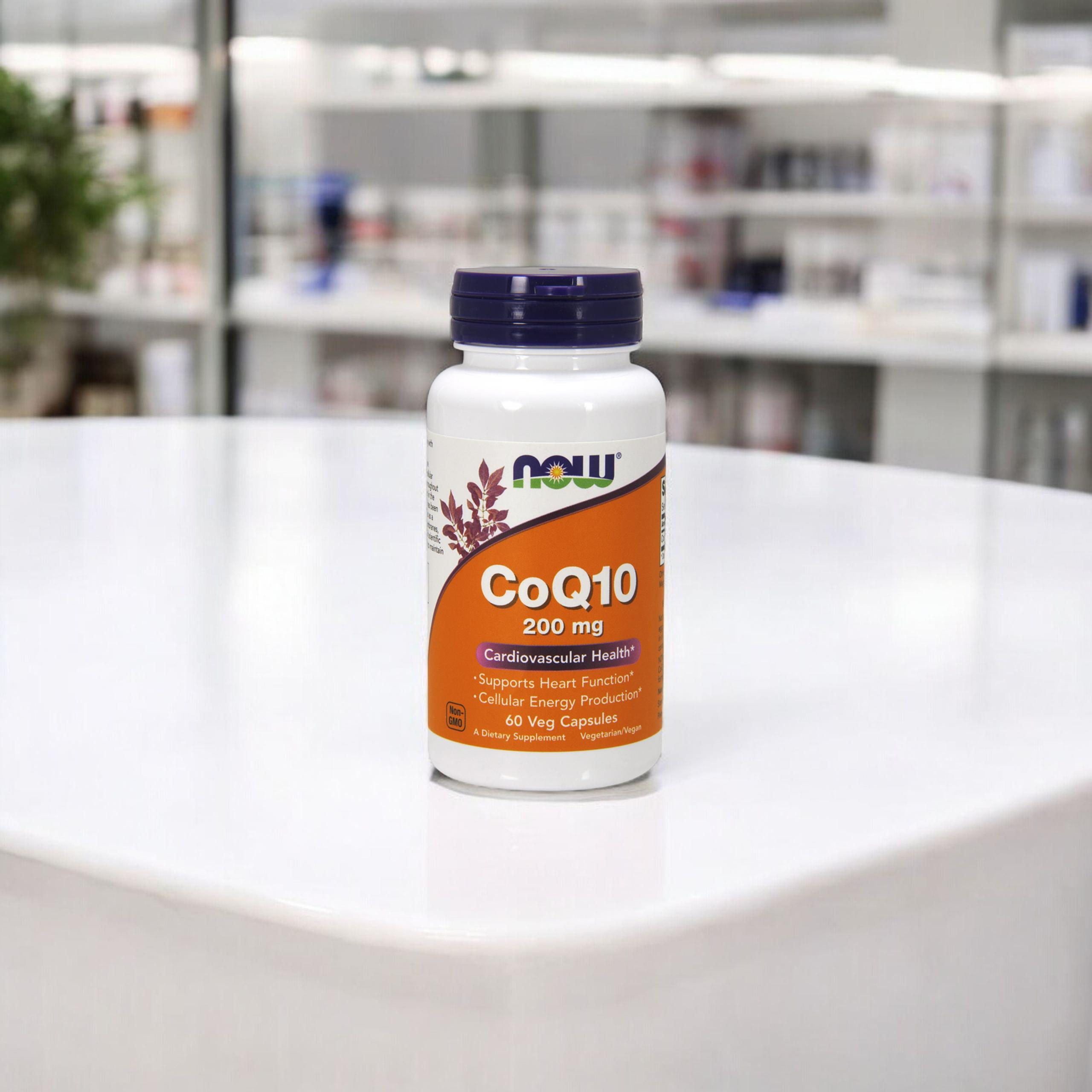 NOW CoQ10 ( Koenzym Q10 ) 200mg - 2x 60vegcaps