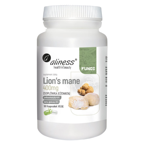 ALINESS - Lion's Mane 400mg - 2x 90vcaps.