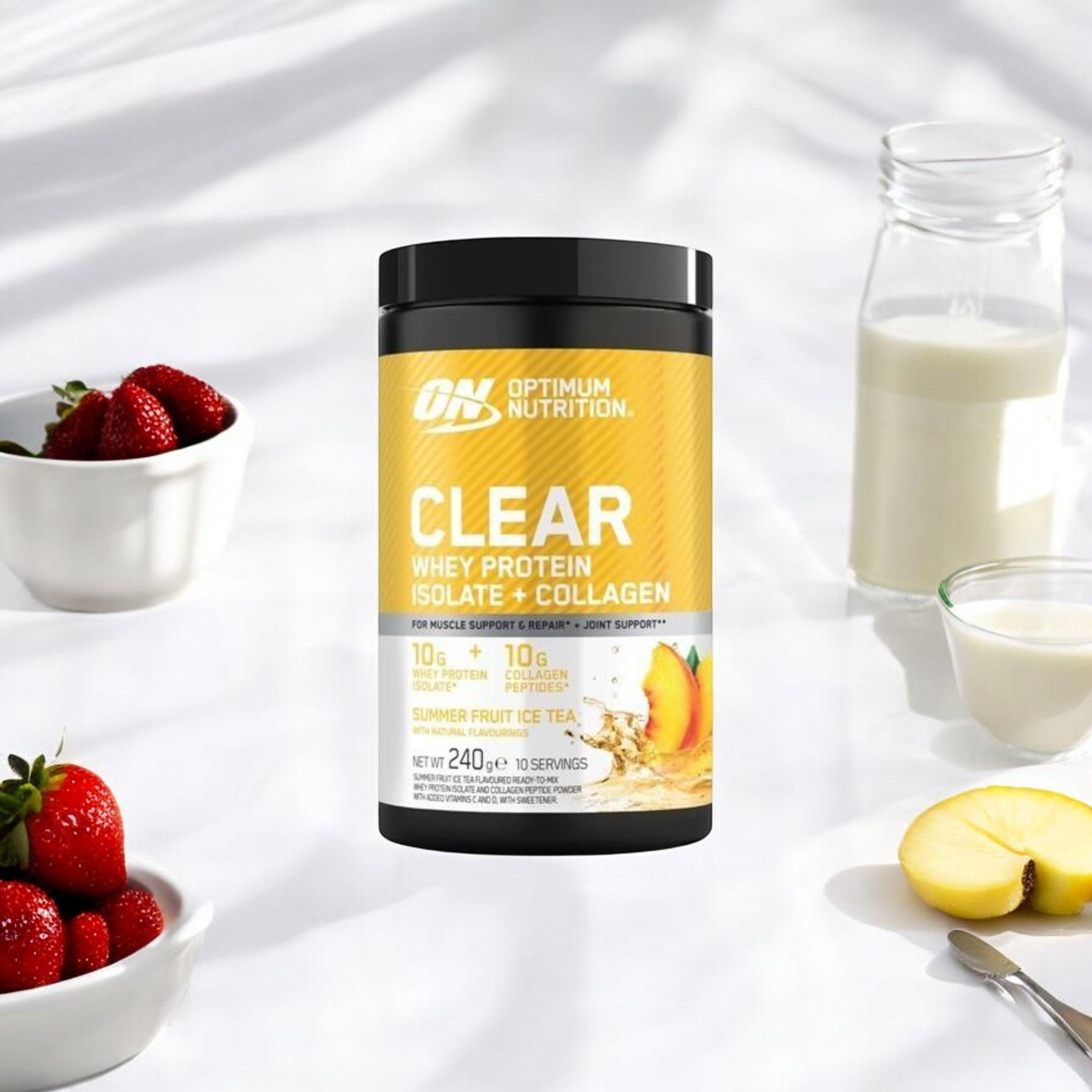 OPTIMUM NUTRITION - Whey Collagen - 3x 240g - Summer Fruit Ice Tea