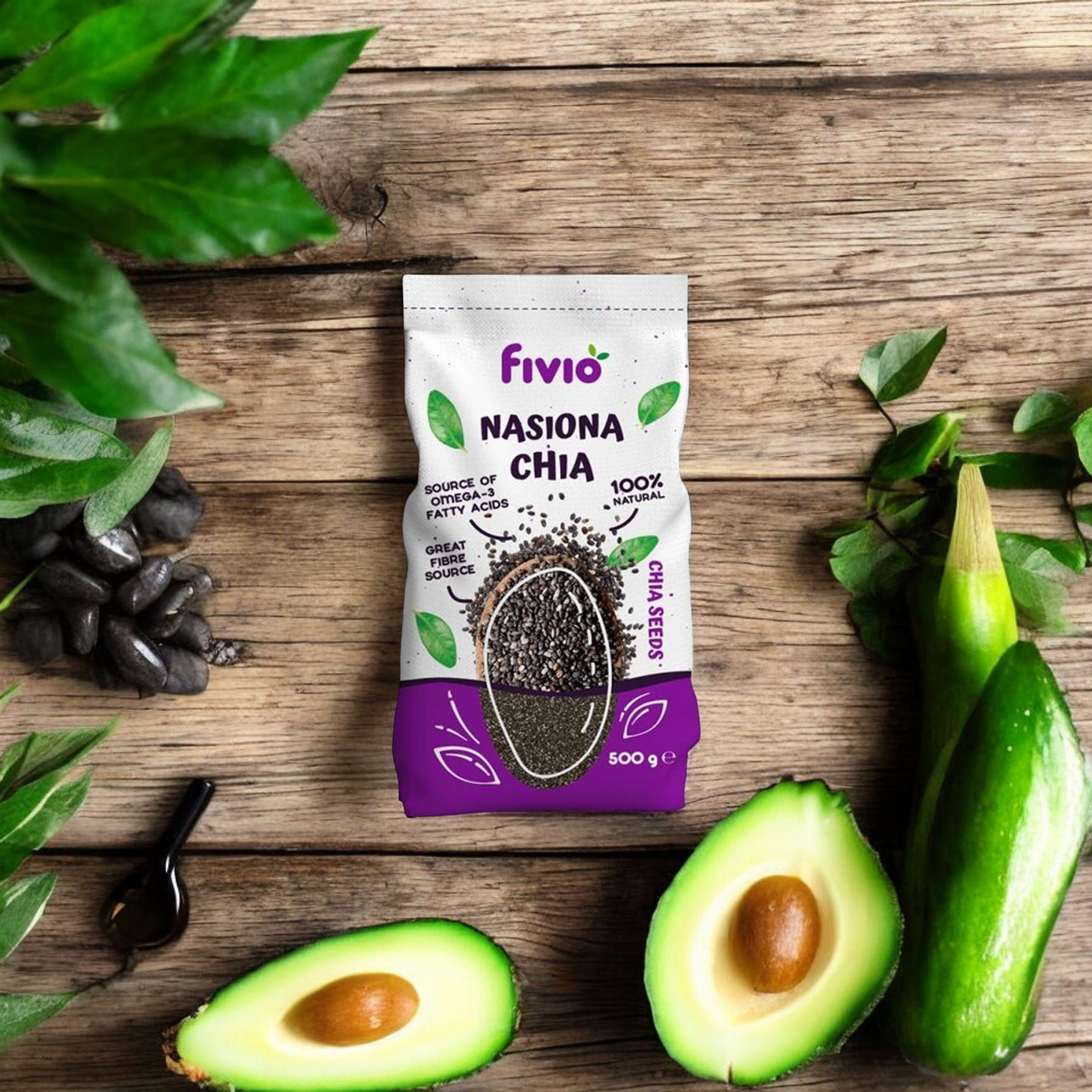 FIVIO - Chia Seeds - 3x 500g