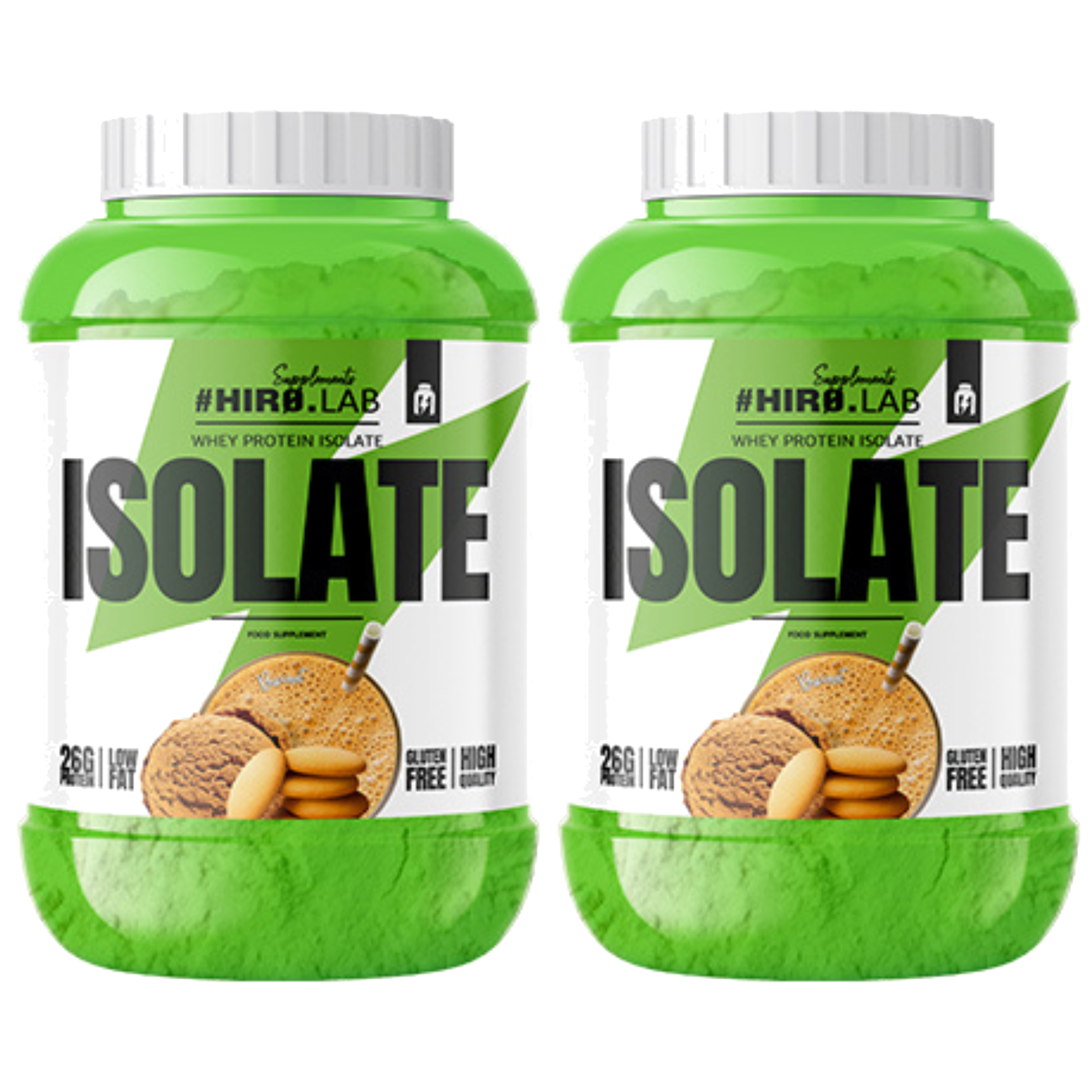 HIRO.LAB Whey Protein Isolate - 2x 1800g