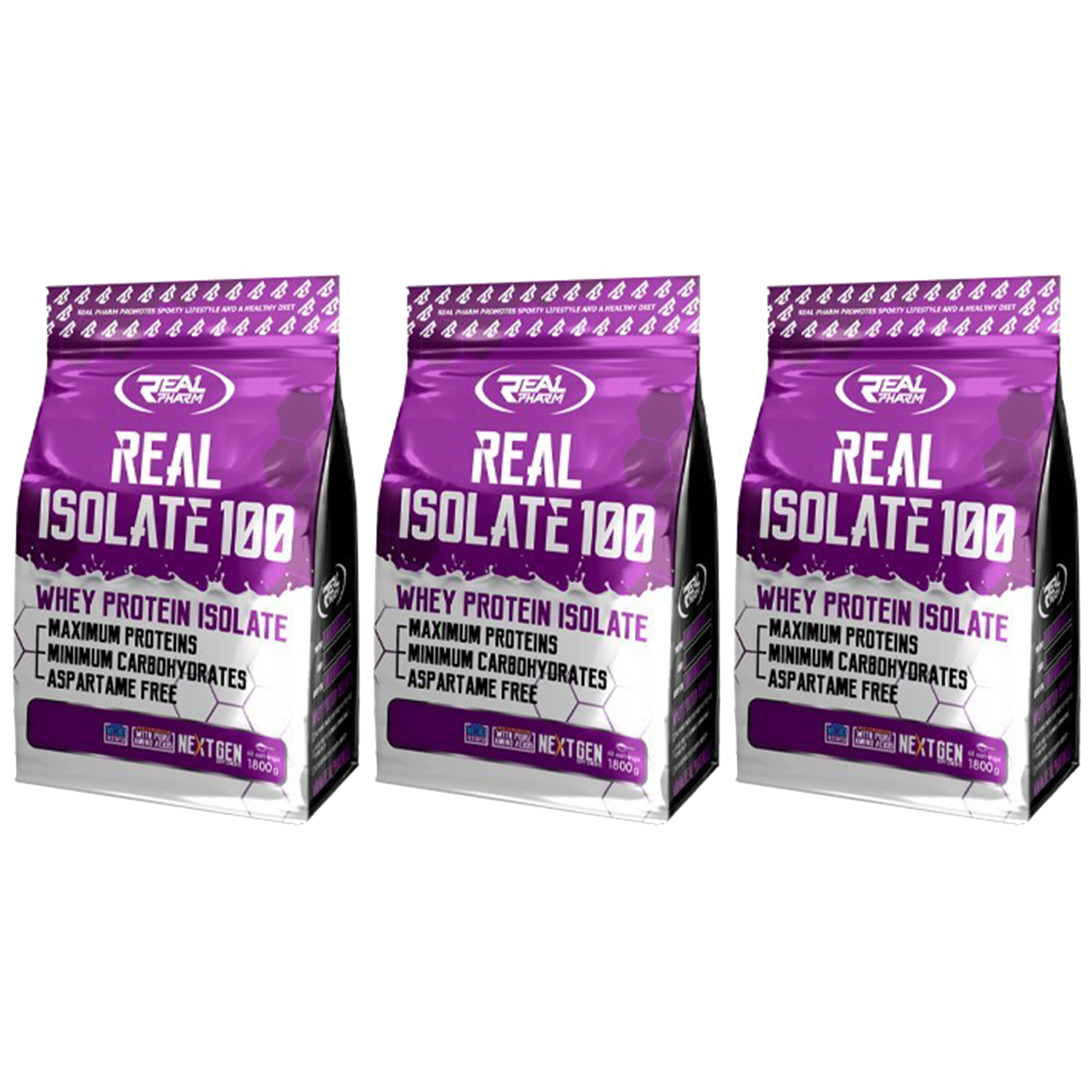 REAL PHARM Real Isolate - 3x 1800g