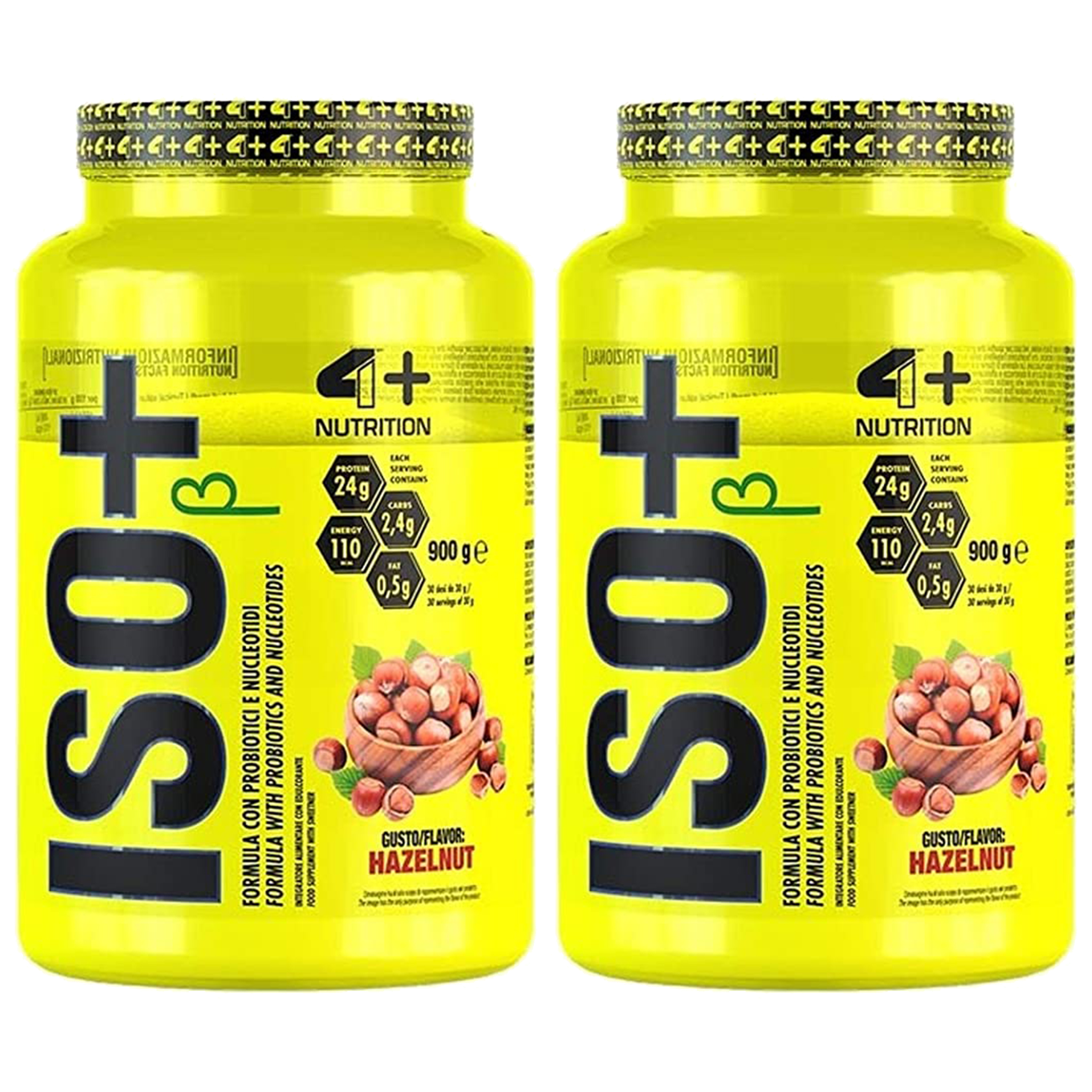 4+ NUTRITION Iso+ Probiotics - 2x 900g