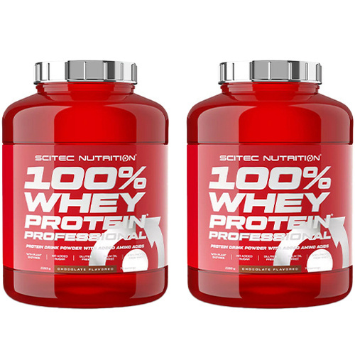 SCITEC 100% Whey Protein Professional - 2x 2350g