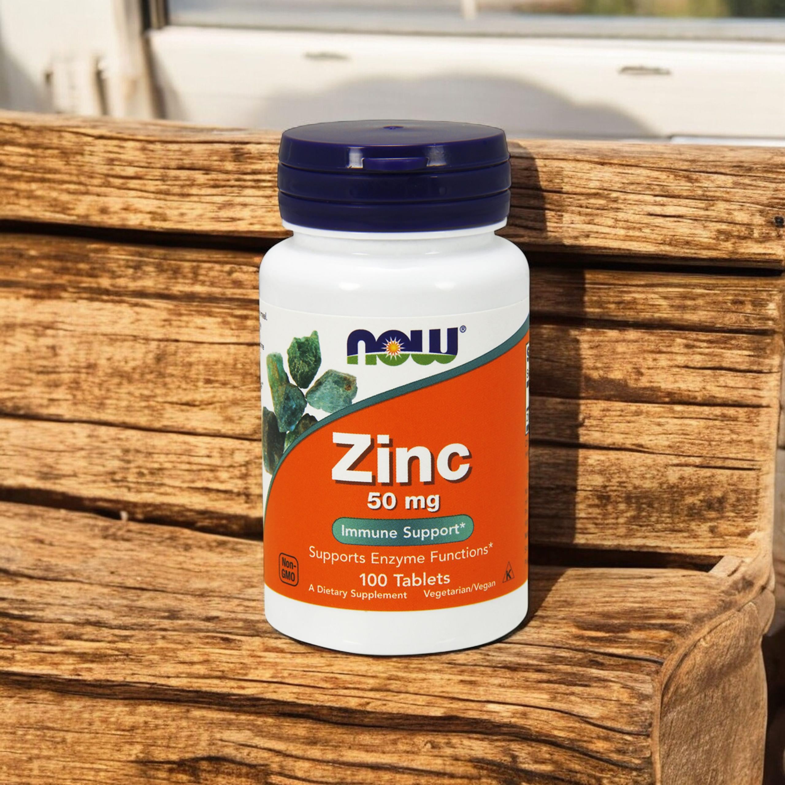 NOW Zinc Gluconate - 2x 100tabs