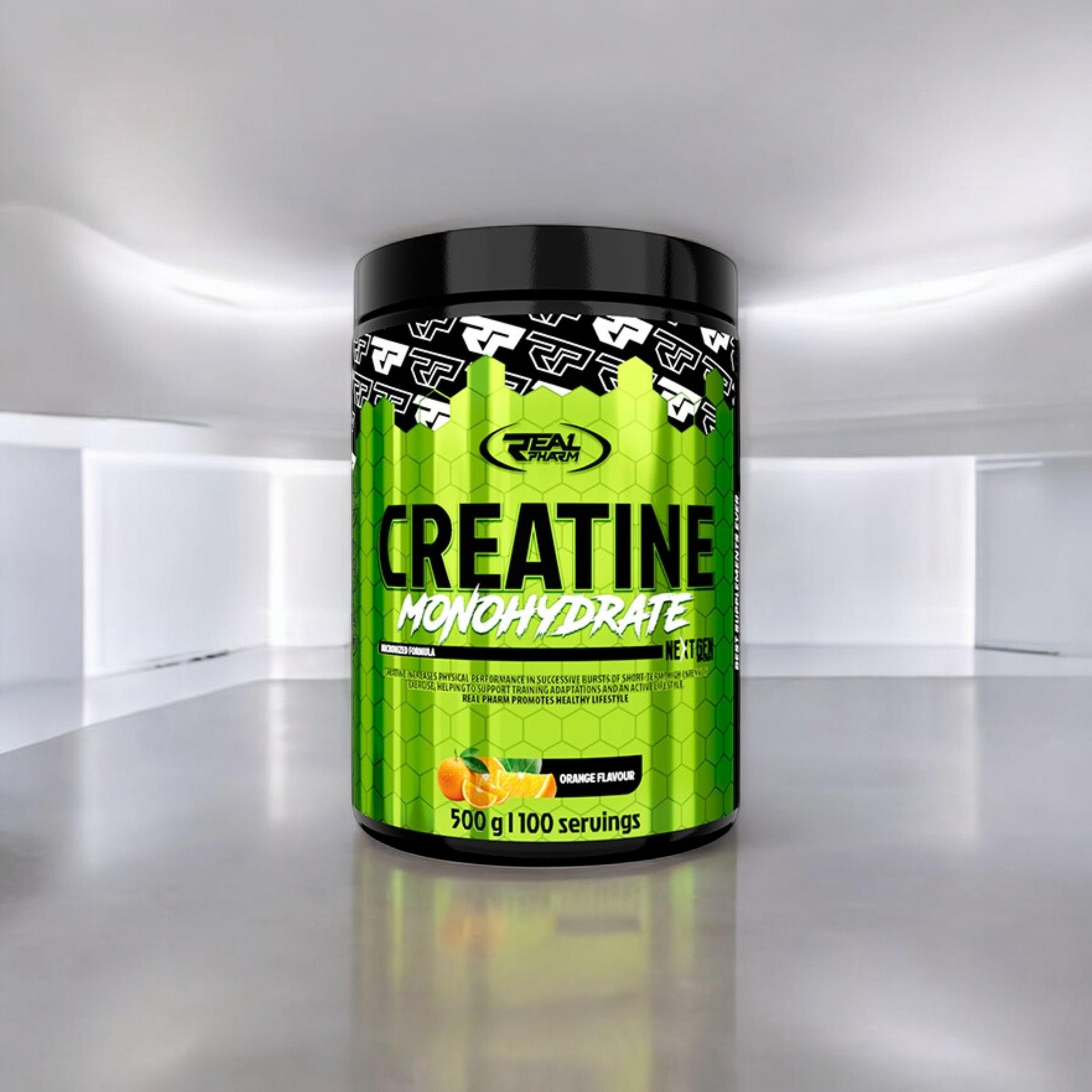REAL PHARM Creatine Monohydrate - 3x 500g