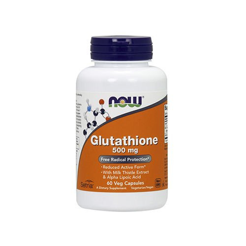 NOW Glutathione 500mg - 2x 60vcaps.
