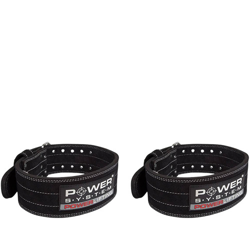 POWER SYSTEM Pas Skórzany - 2x Powerlifting