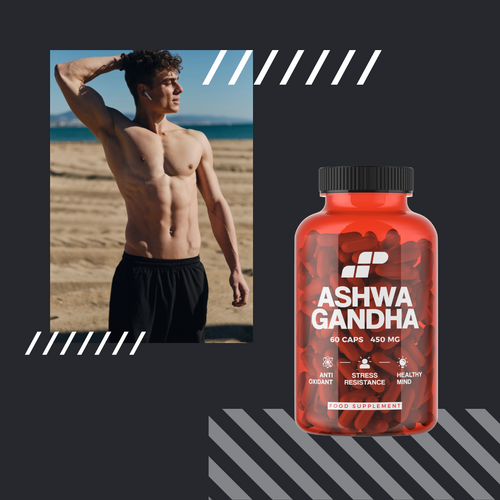 3x MP NUTRITION Ashwagandha 450mg 9% witanolidów - 60 caps