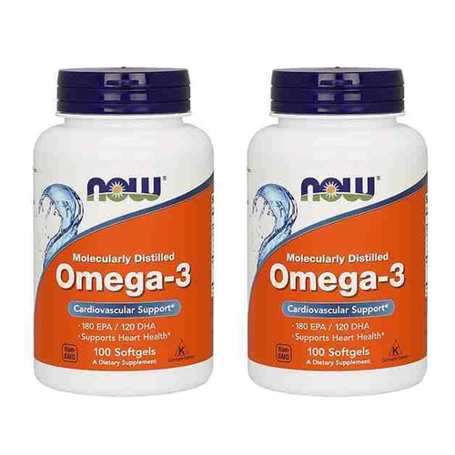 NOW Omega-3 - 2x 100soft gels