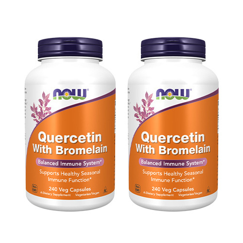 NOW Quercetin With Bromelain - 2x 240vcaps