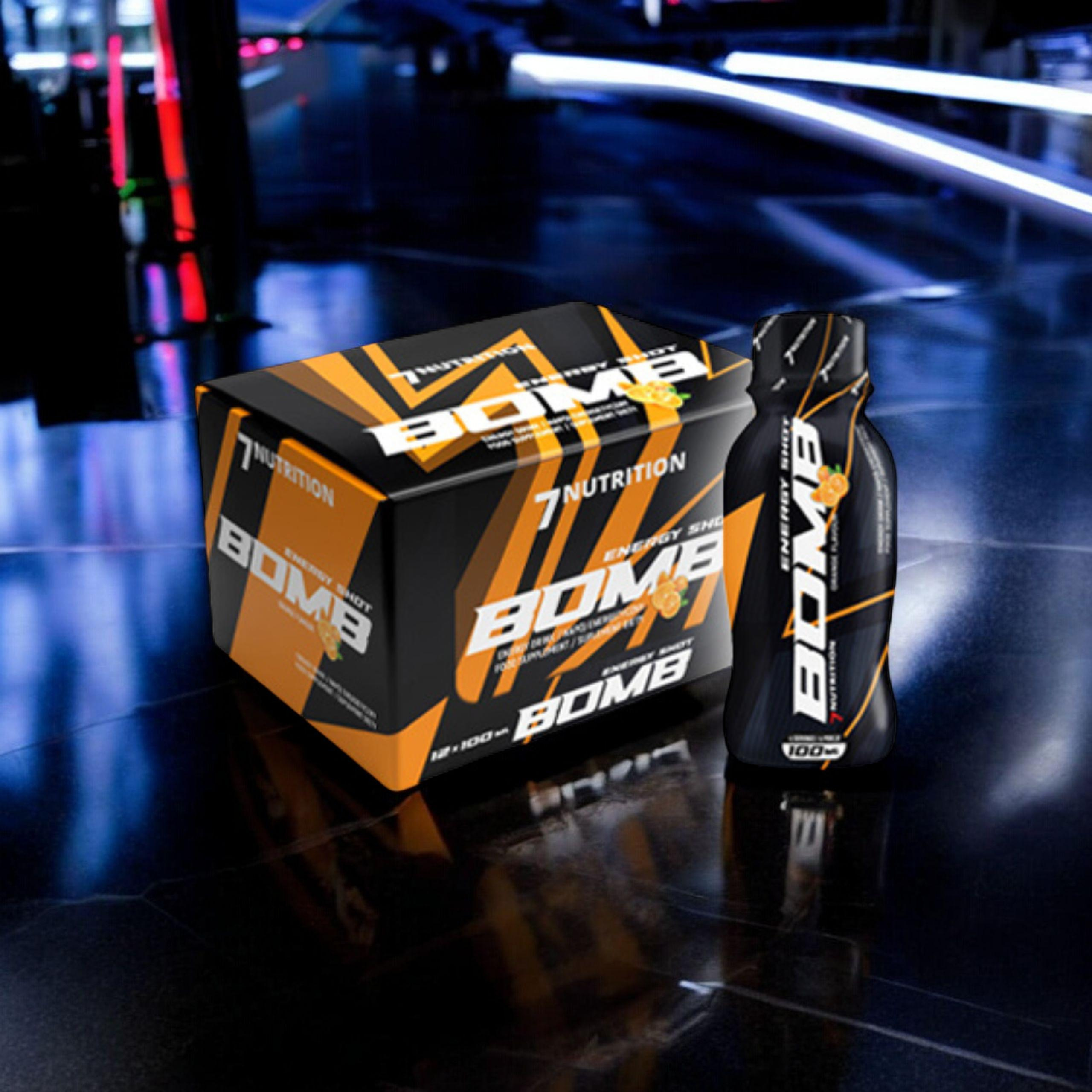 7 NUTRITION - Bomb Shot - 12x 3x 100ml - Orange 