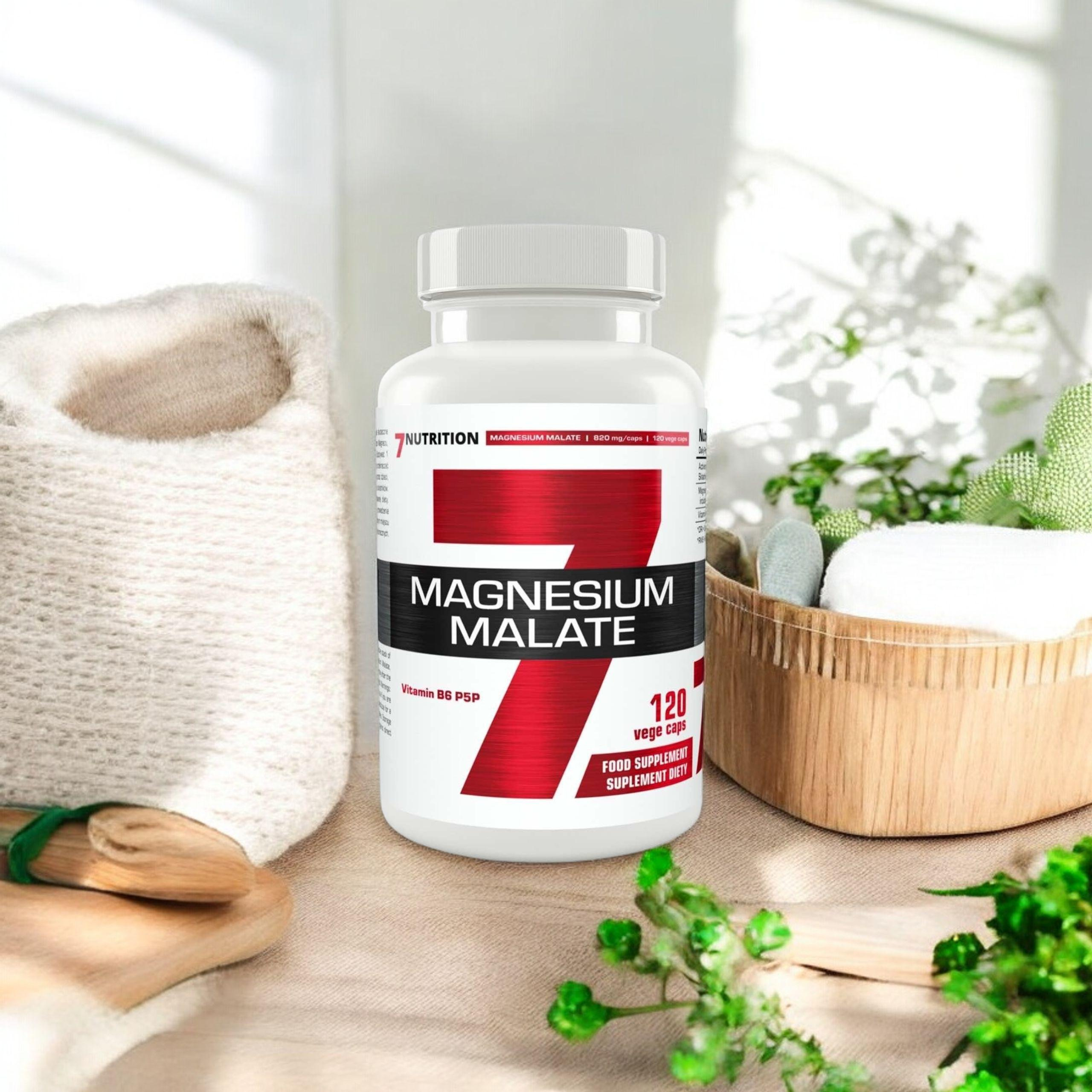 7 NUTRITION - Magnesium Malate - 2x 120vcaps.