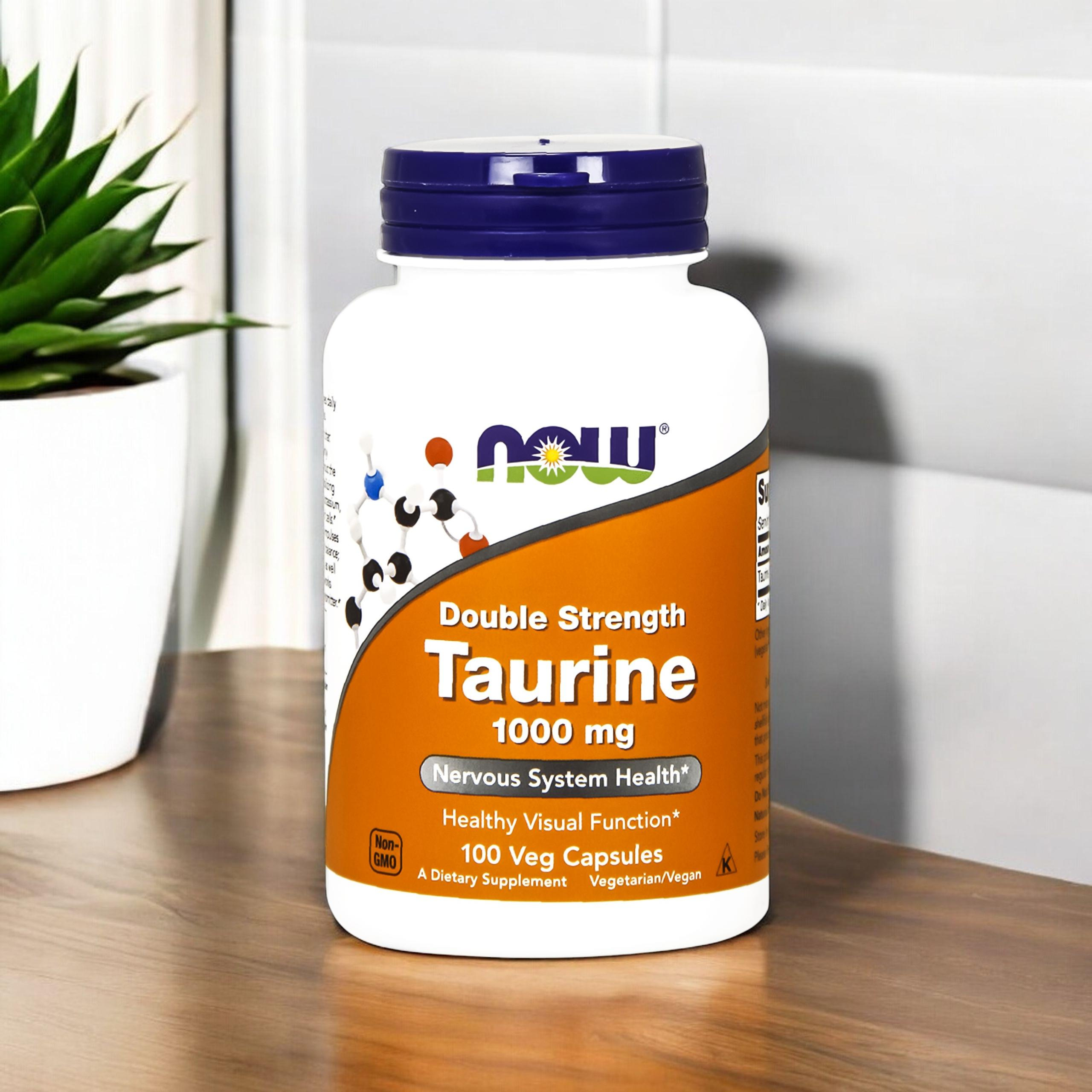 NOW Taurine 1000mg - 2x 100vcaps