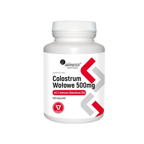 ALINESS Colostrum Wołowe 500mg - 100caps