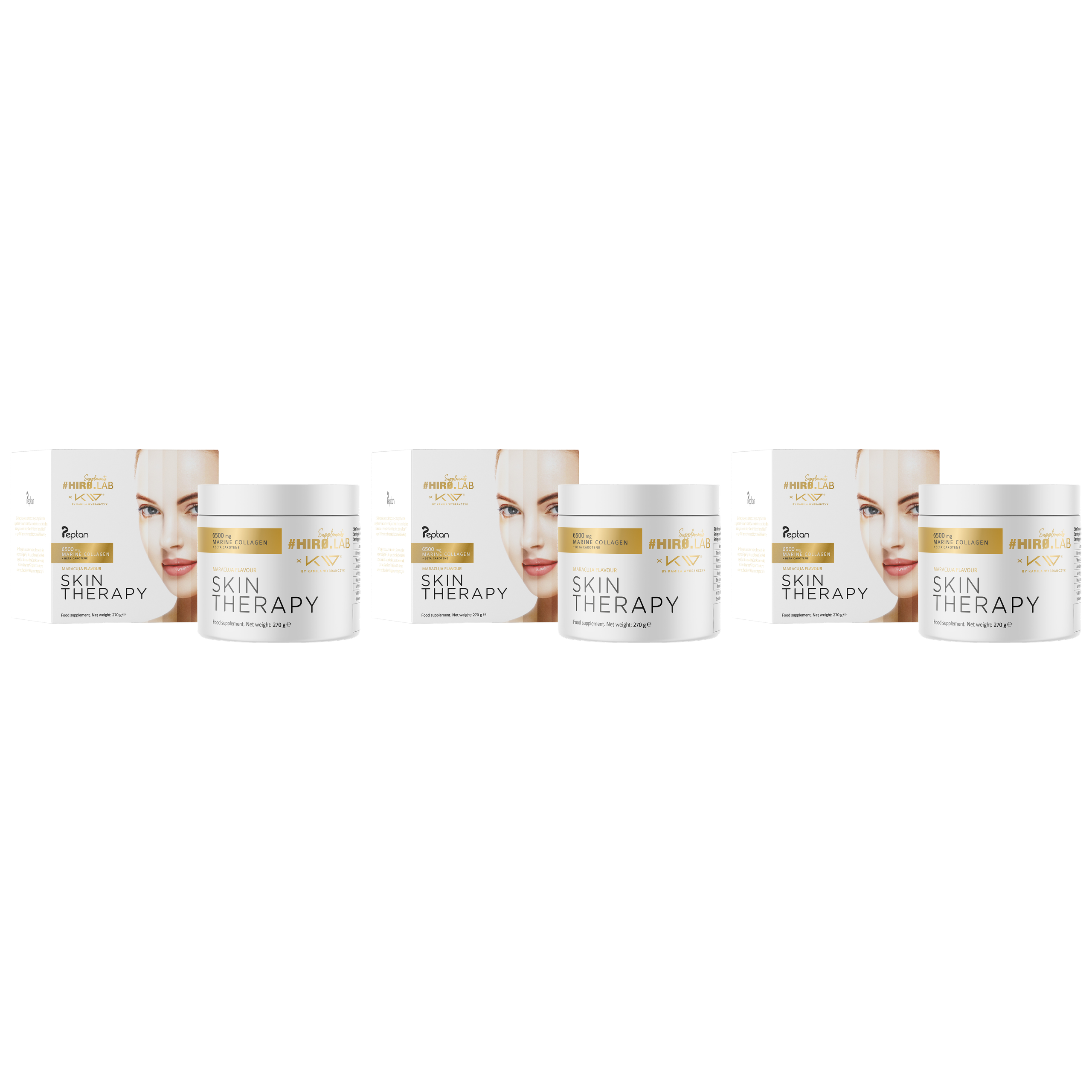 HIRO.LAB x Kamila Wybrańczyk Skin Therapy - 3x 270g