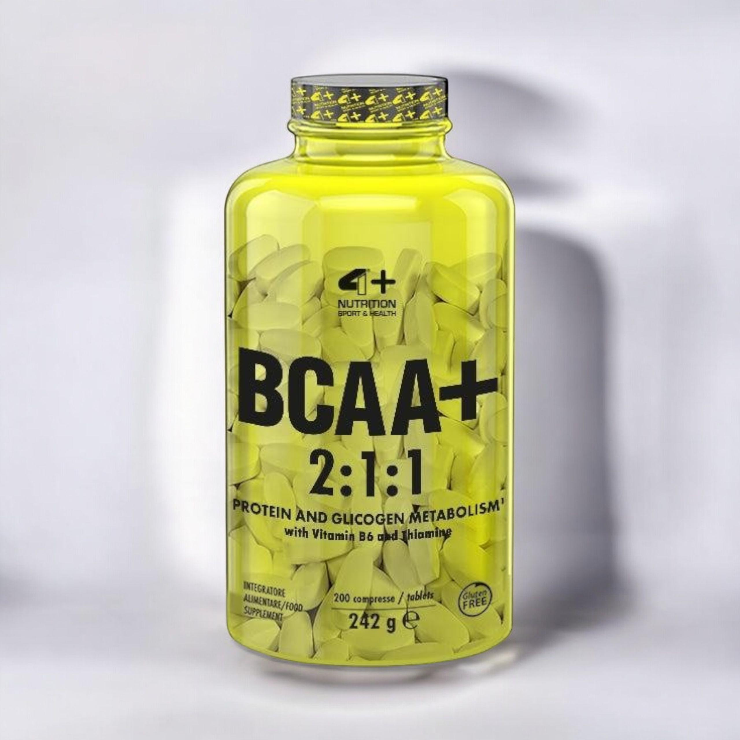 4+ NUTRITION - BCAA 2:1:1 - 3x 242g - Unflavored