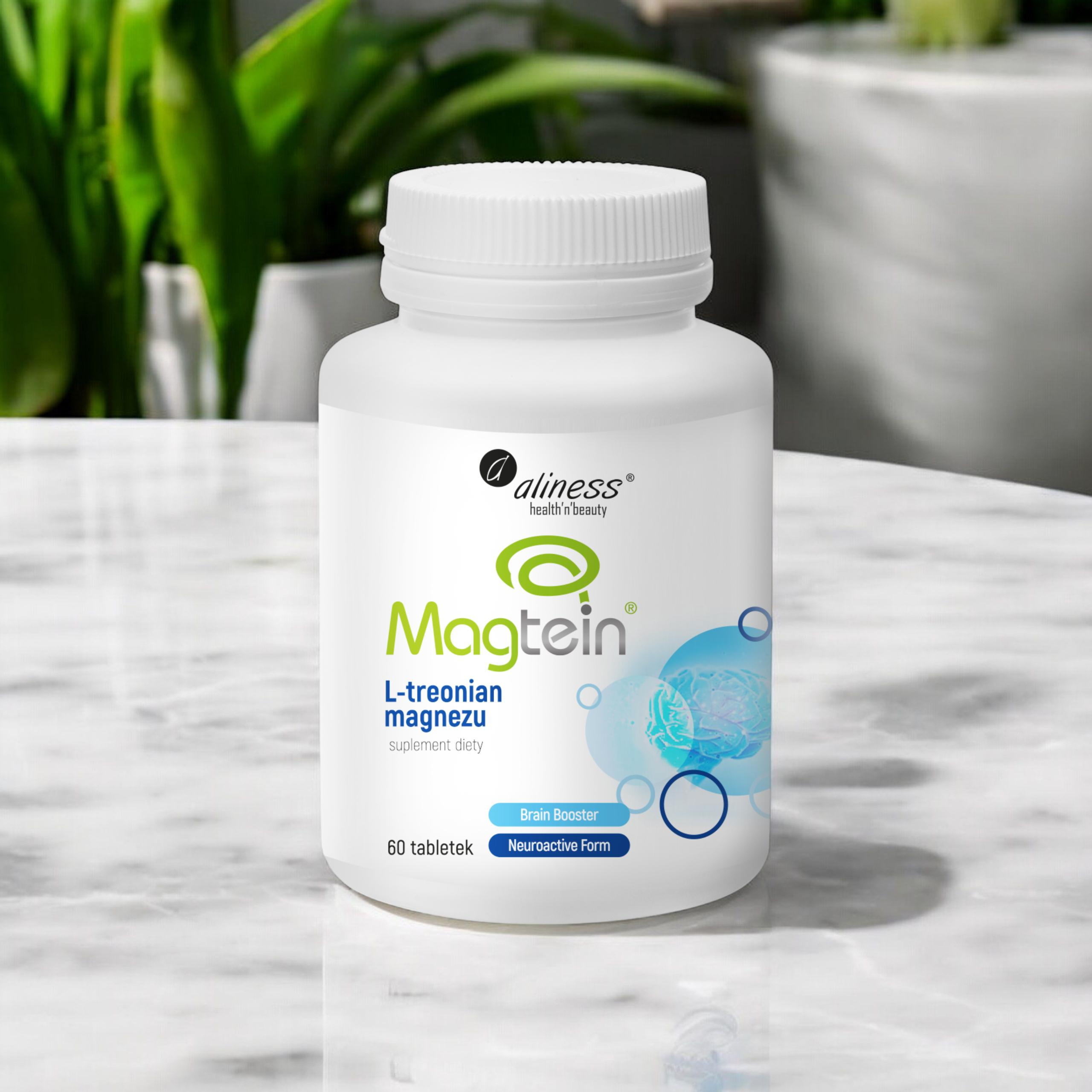 ALINESS - L-Treonian Magnezu Magtein 72mg - 60tabs.